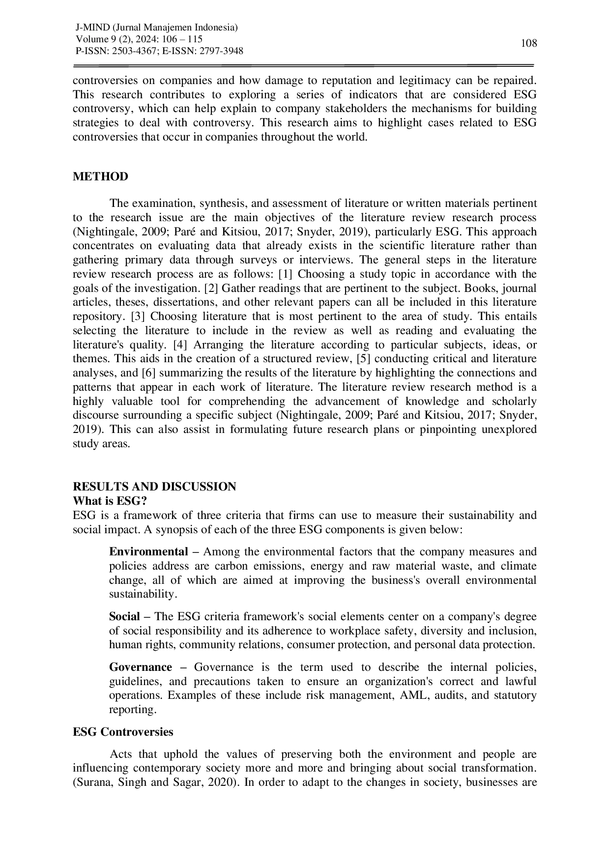 JURIS Environmental and Social Reporting in Crisis Lessons from ESG Controversies and Scandals