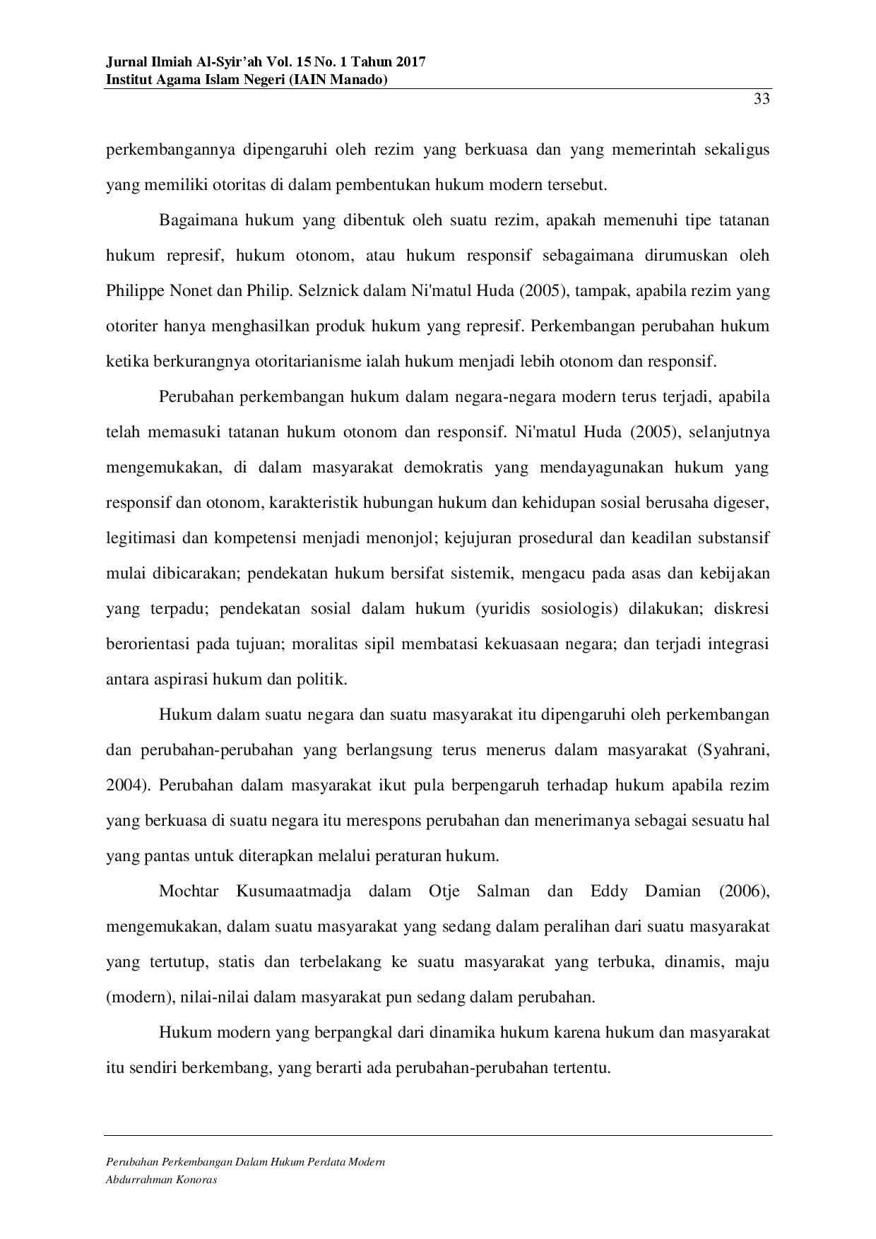 juris Perubahan Perkembangan Dalam Hukum Perdata Modern