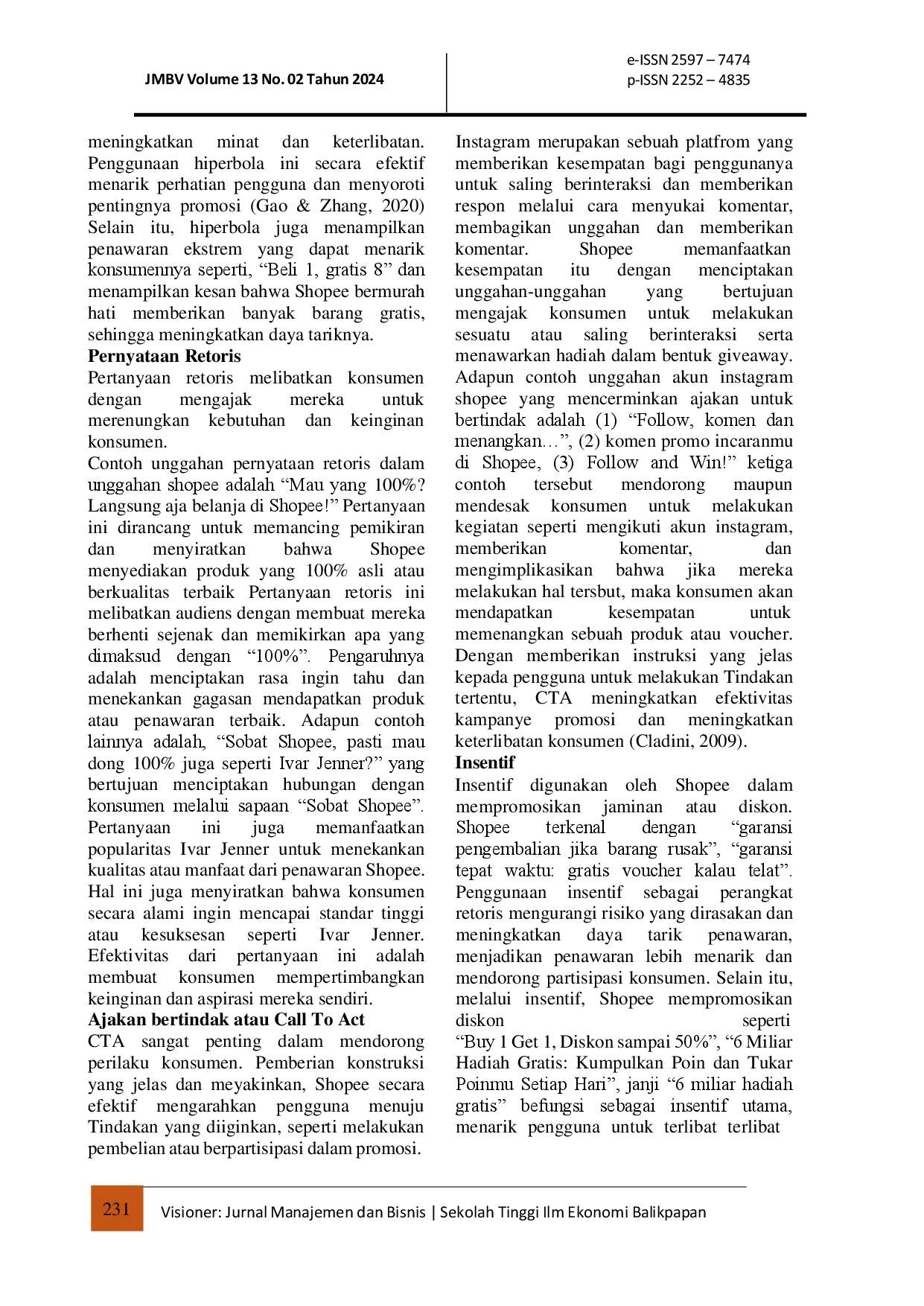 juris EKSPLORASI PERANGKAT RETORIS PADA AKUN INSTAGRAM shopee id EXPLORATION OF RETORIES DEVICES ON shopee id s INSTAGRAM ACCOUNT