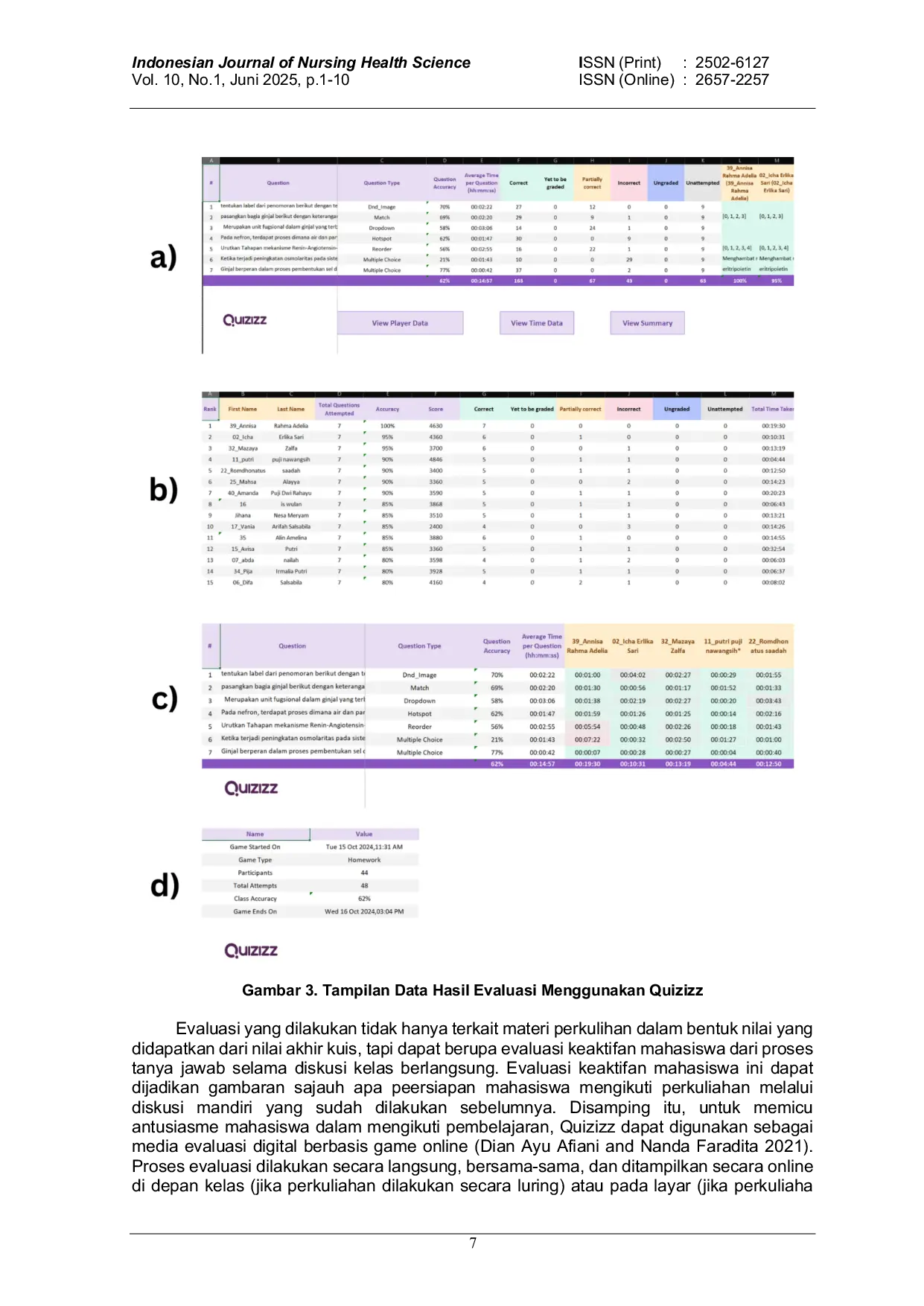 JURIS Evaluasi Digital Berbasis Game Online Transformasi Teacher Centered Ke Student Centered Learning