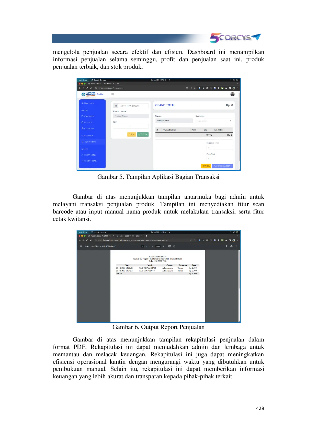 JURIS Rancang Bangun Sistem Informasi Kantin Berbasis Web Menggunakan Laravel di SDN 4 Sumberanyar Situbondo
