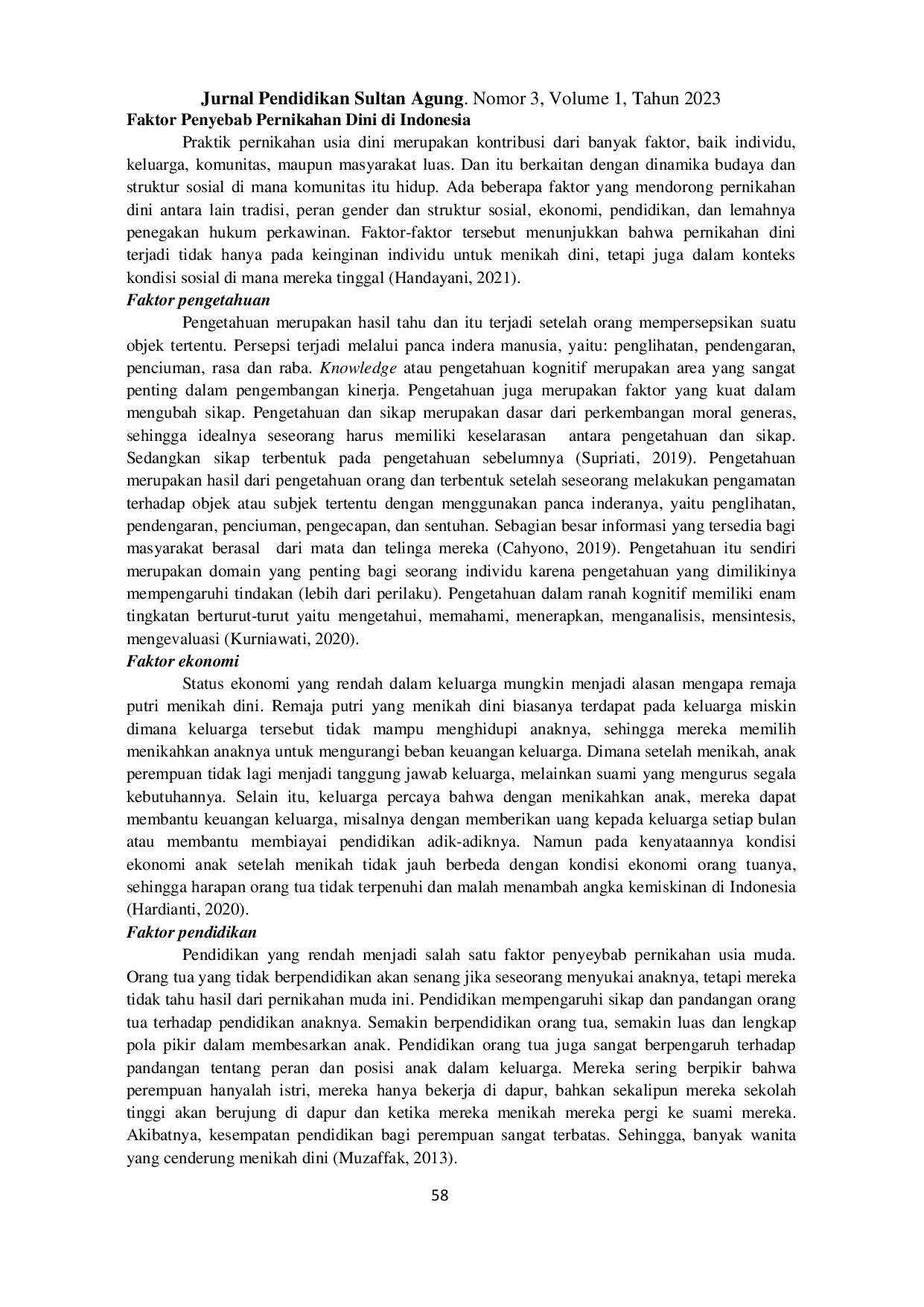 JURIS Implikasi Pernikahan Dini Terhadap Sistem Pendidikan di Indonesia