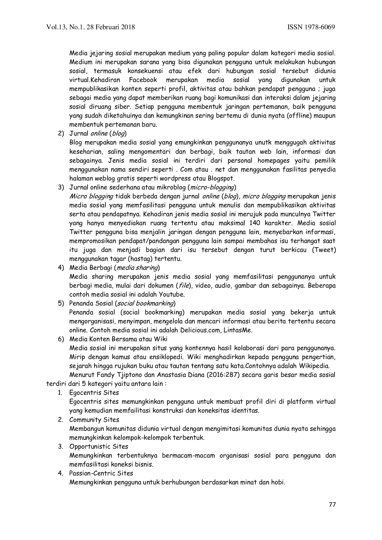 JURIS Peran Media Sosial Facebook Instagram YouTube Dalam Menarik Wisatawan Mengunjungi Objek Wisata Tetempangan Hill Kab Minahasa Prov Sulawesi Utara