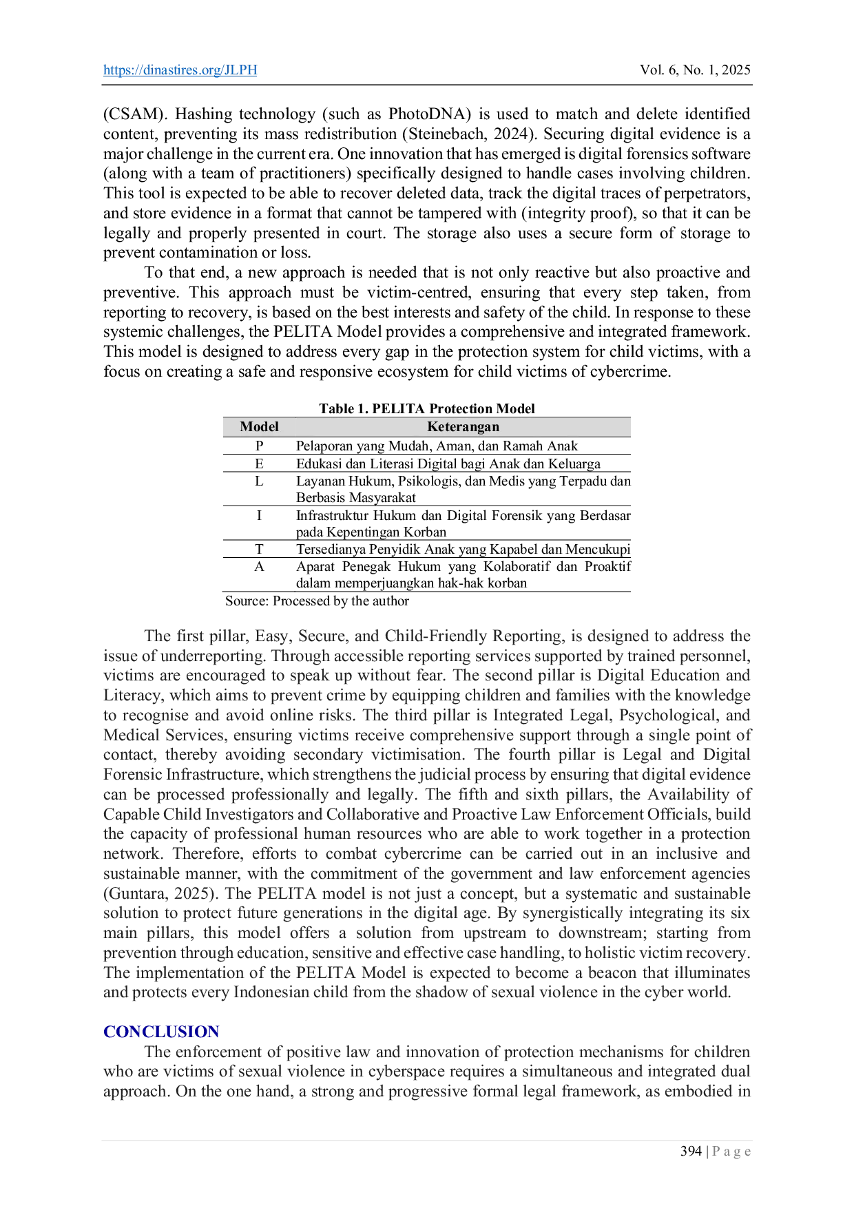 JURIS Cyber Victimology Innovative Models and Mechanisms for Protecting Child Victims of Sexual Violence Crimes in the Context of Cybercrime