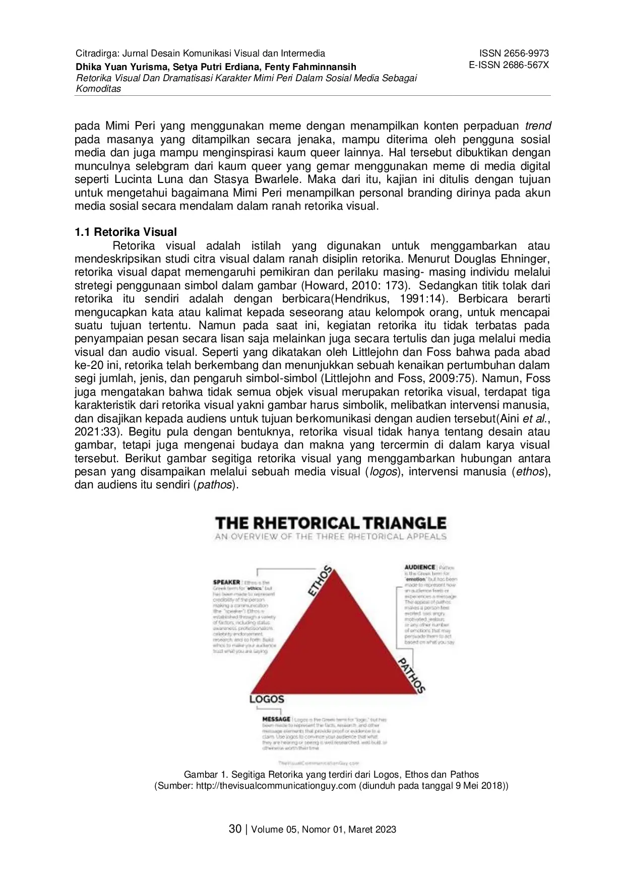 JURIS Retorika Visual dan Dramatisasi Karakter Mimi Peri dalam Sosial Media sebagai Komoditas