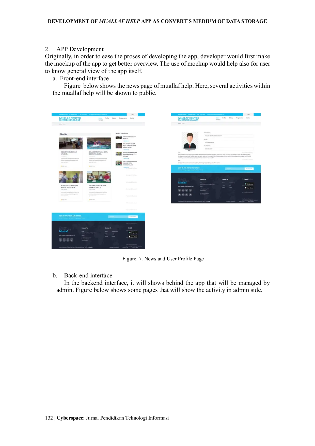 JURIS DEVELOPMENT OF MUALLAF HELP APP AS CONVERT s MEDIUM OF DATA STORAGE