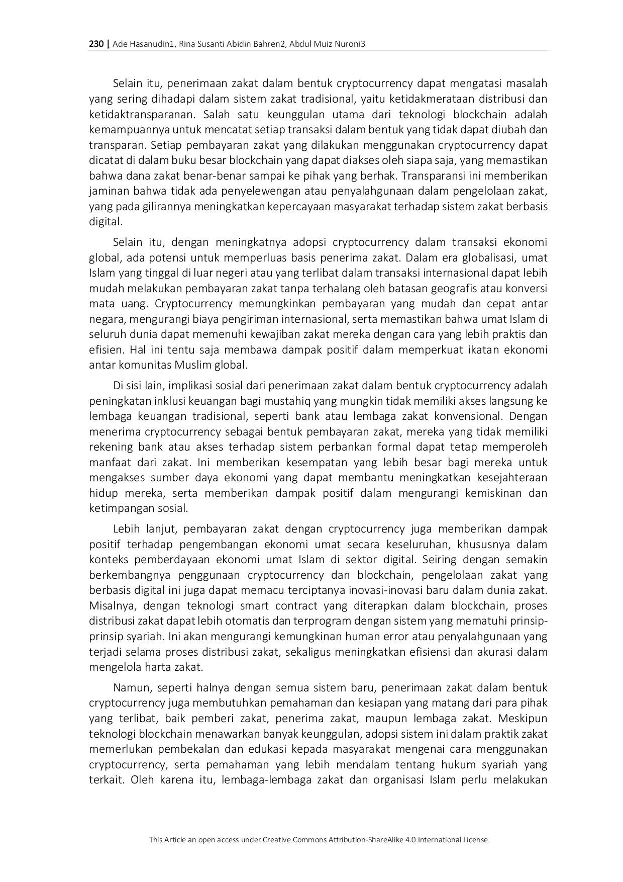 JURIS Analisis Hukum Ekonomi Syariah Terhadap Pembayaran Zakat Mengunakan Cryptocurrency