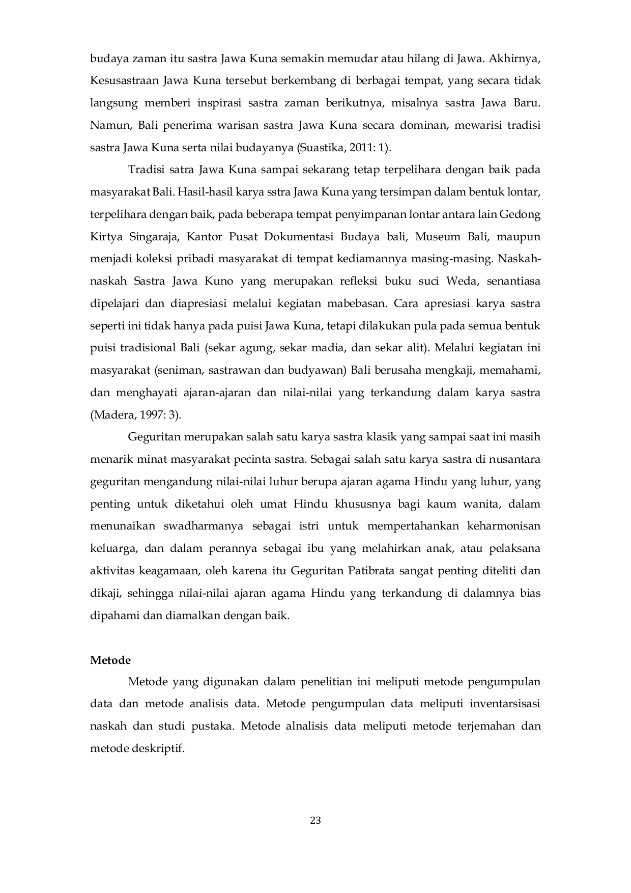 JURIS Analisis Struktur dan Nilai Geguritan Patibrata