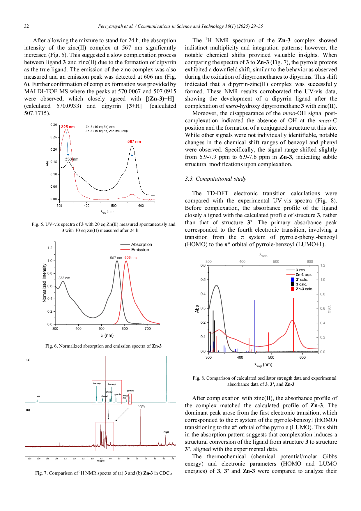JURIS Formation and stability investigation of meso hydroxy diacyl dipyrromethane