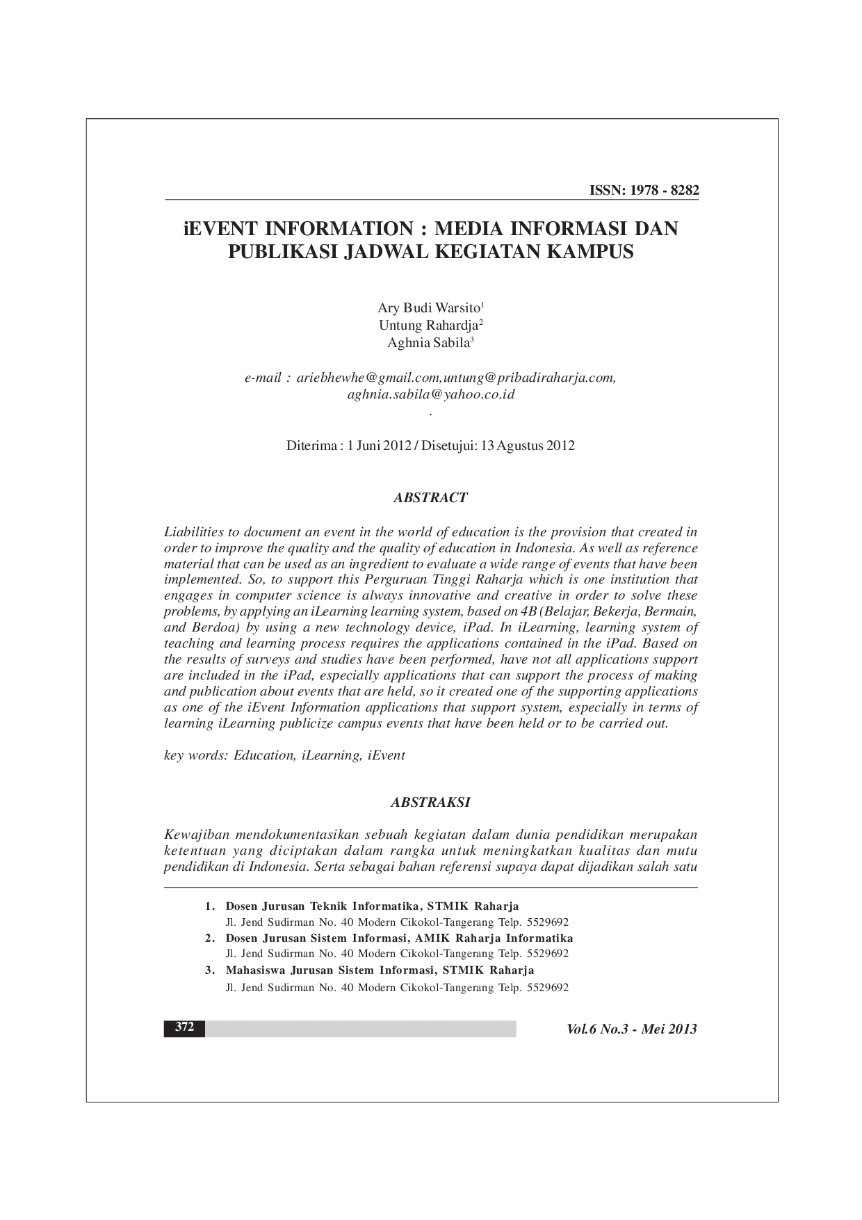 juris Ievent Information Media Informasi dan Publikasi Jadwal Kegiatan Kampus