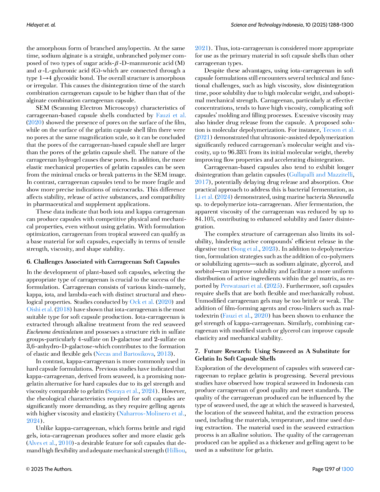 juris Potential Of Tropical Seaweed Carageenan In Applications Of Soft Capsule As A Replacement For Gelatin A Review