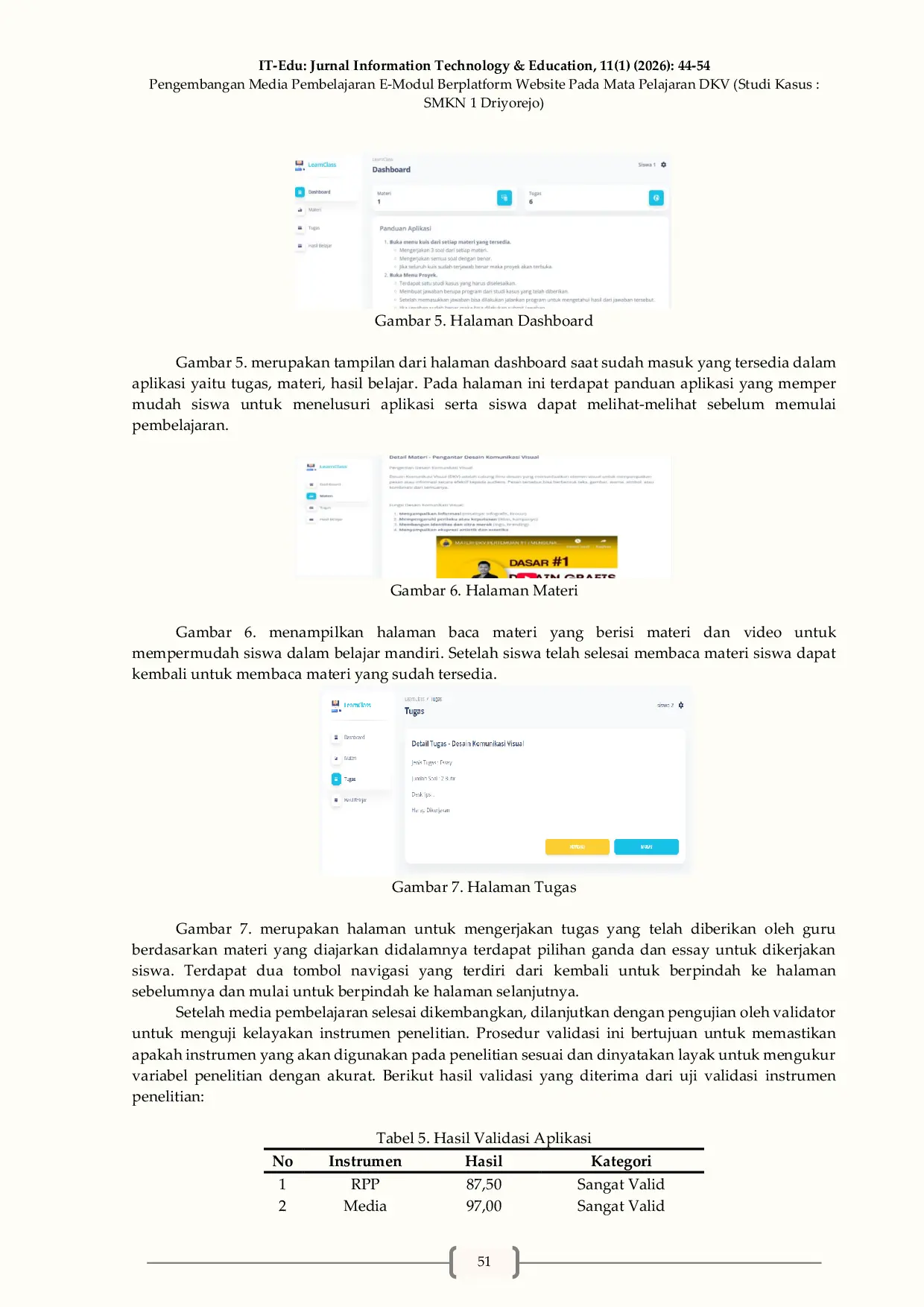 JURIS Pengembangan Media Pembelajaran E Modul Berplatform Website Pada Mata Pelajaran DKV Studi Kasus SMKN 1 Driyorejo
