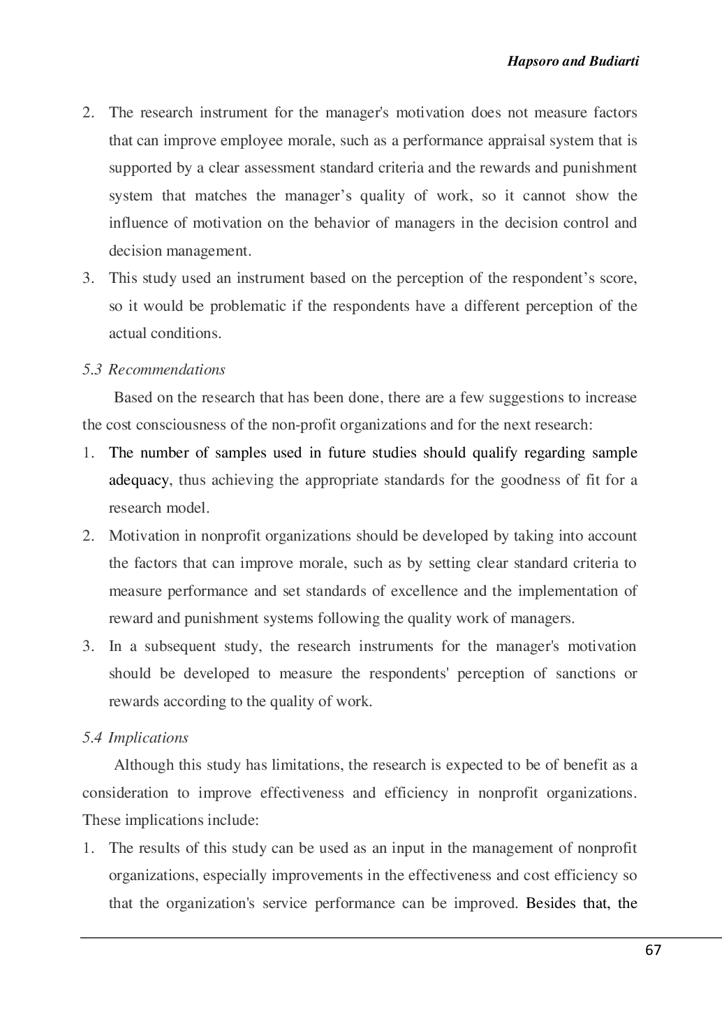 JURIS Analysis of Factors that Affecting Cost Consciousness in Non Profit Organizations