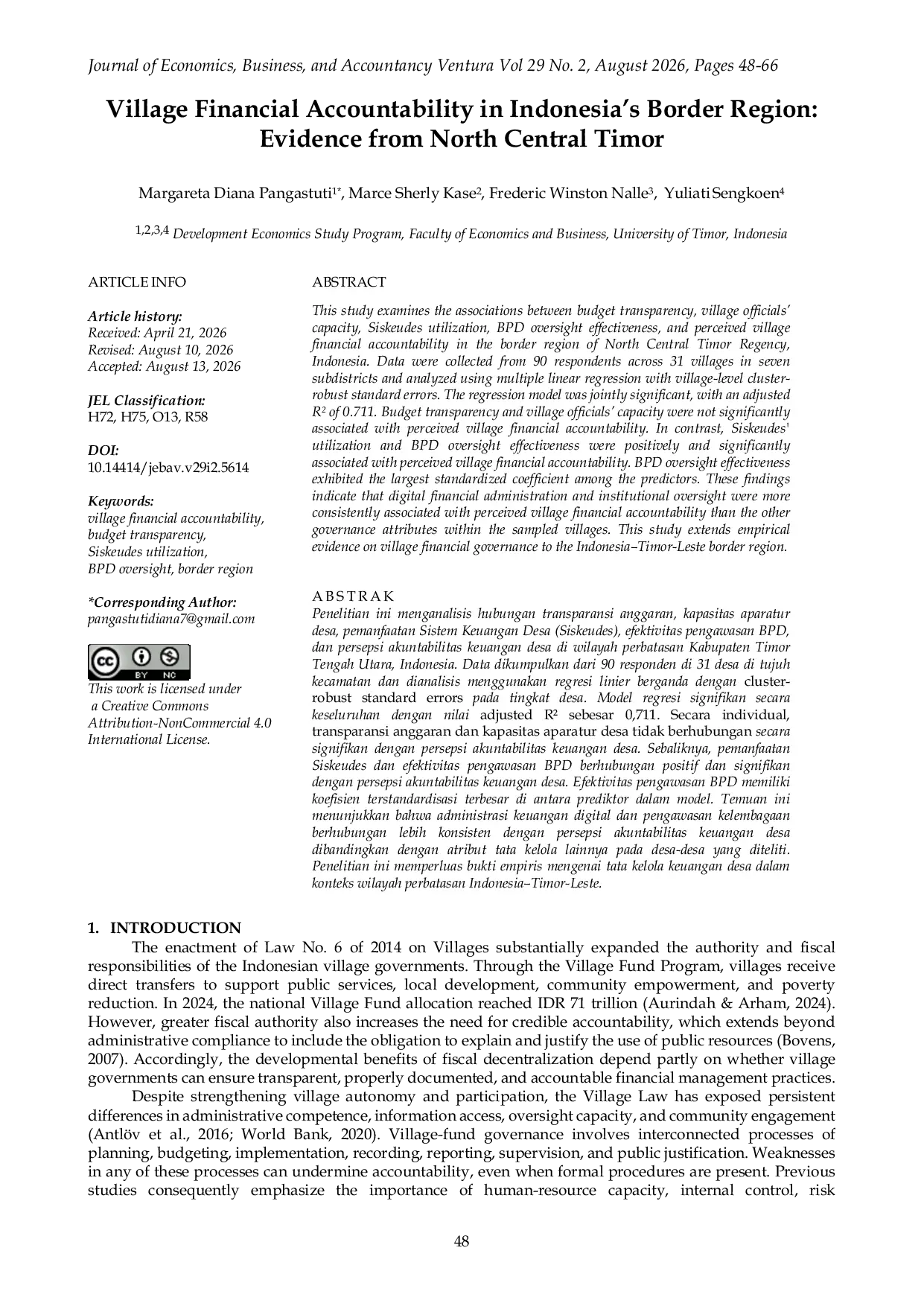 JURIS Journal of Economics Business Accountancy Ventura