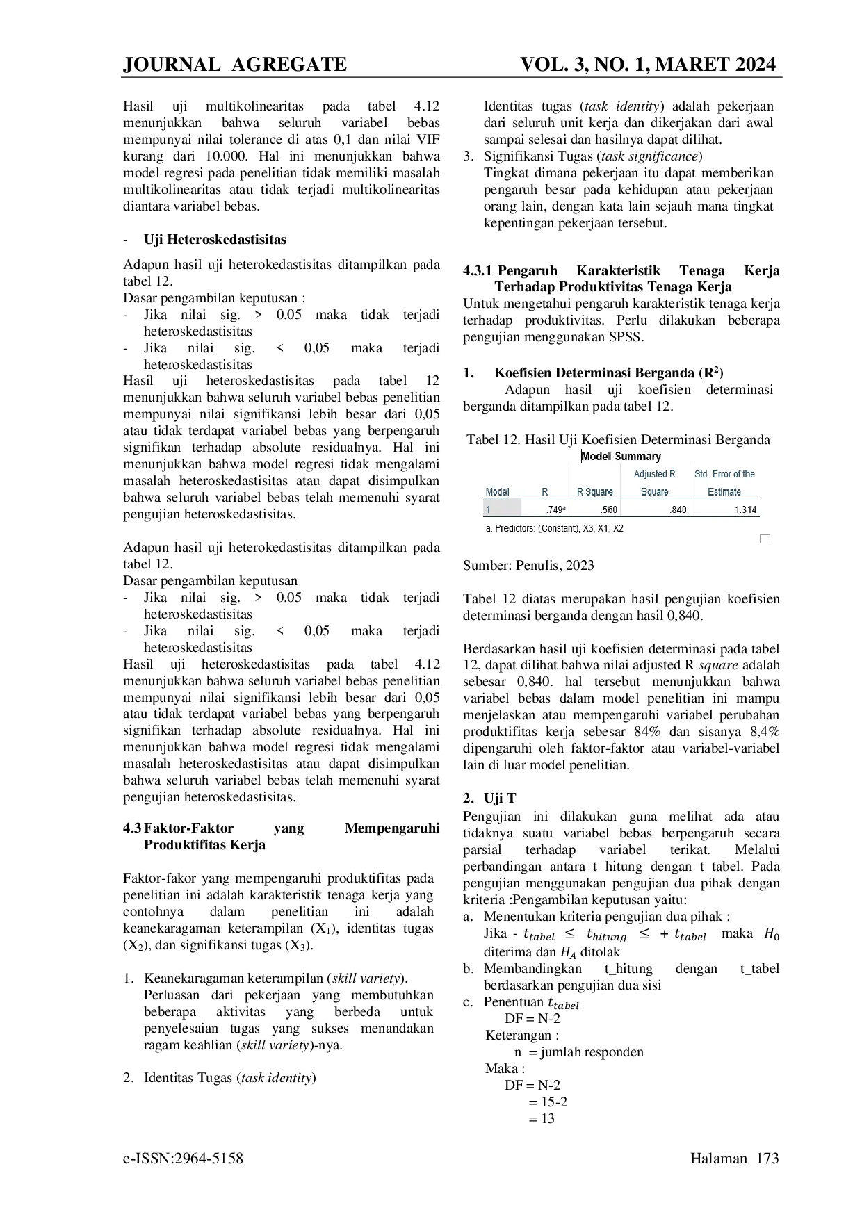 JURIS Analisis Produktivitas Tenaga Kerja Pada Proyek Pembangunan Laundry Zest Hotel