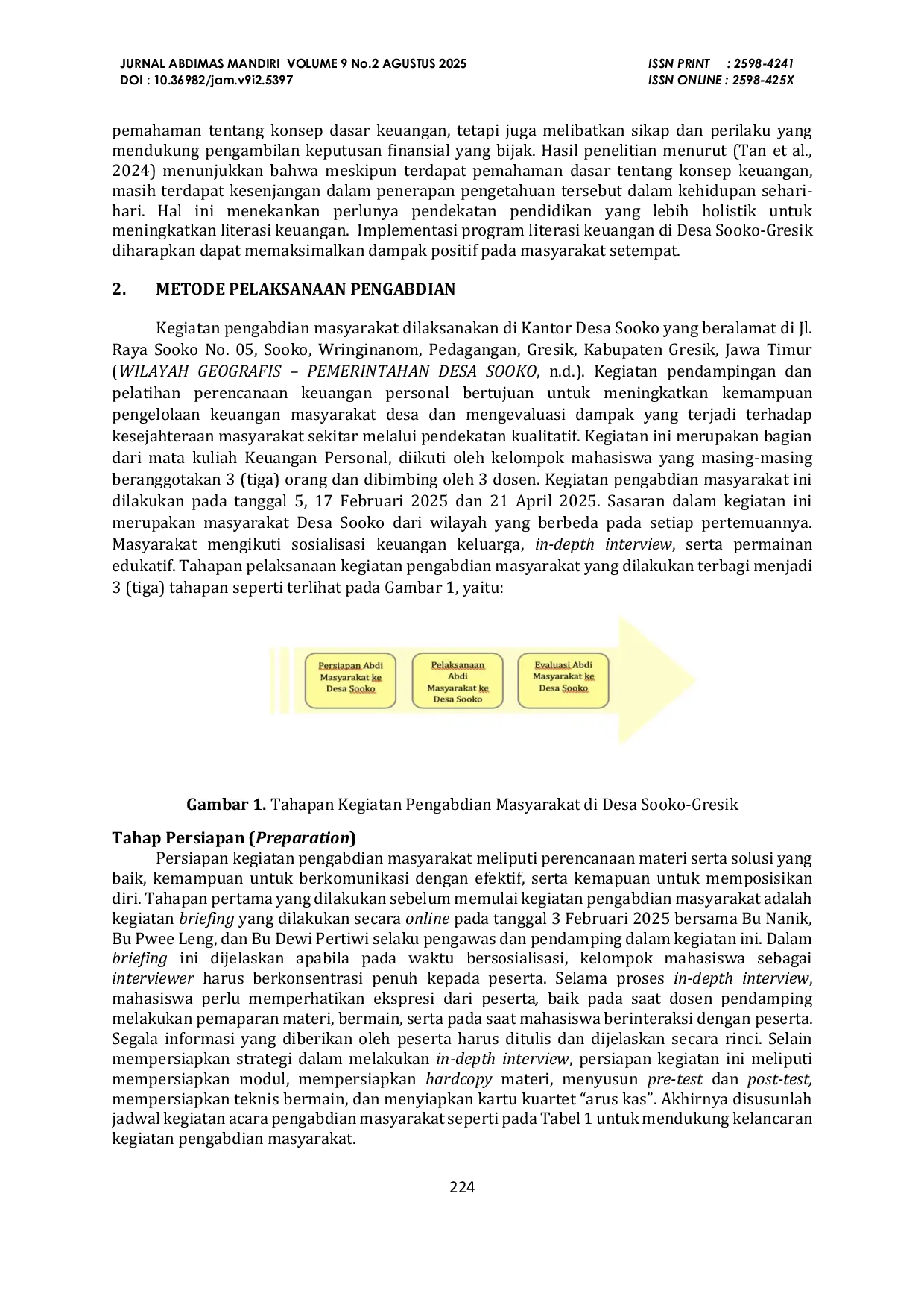 JURIS Peningkatan Kemampuan Mengelola Keuangan Untuk Kesejahteraan Masyarakat Desa Sooko Gresik