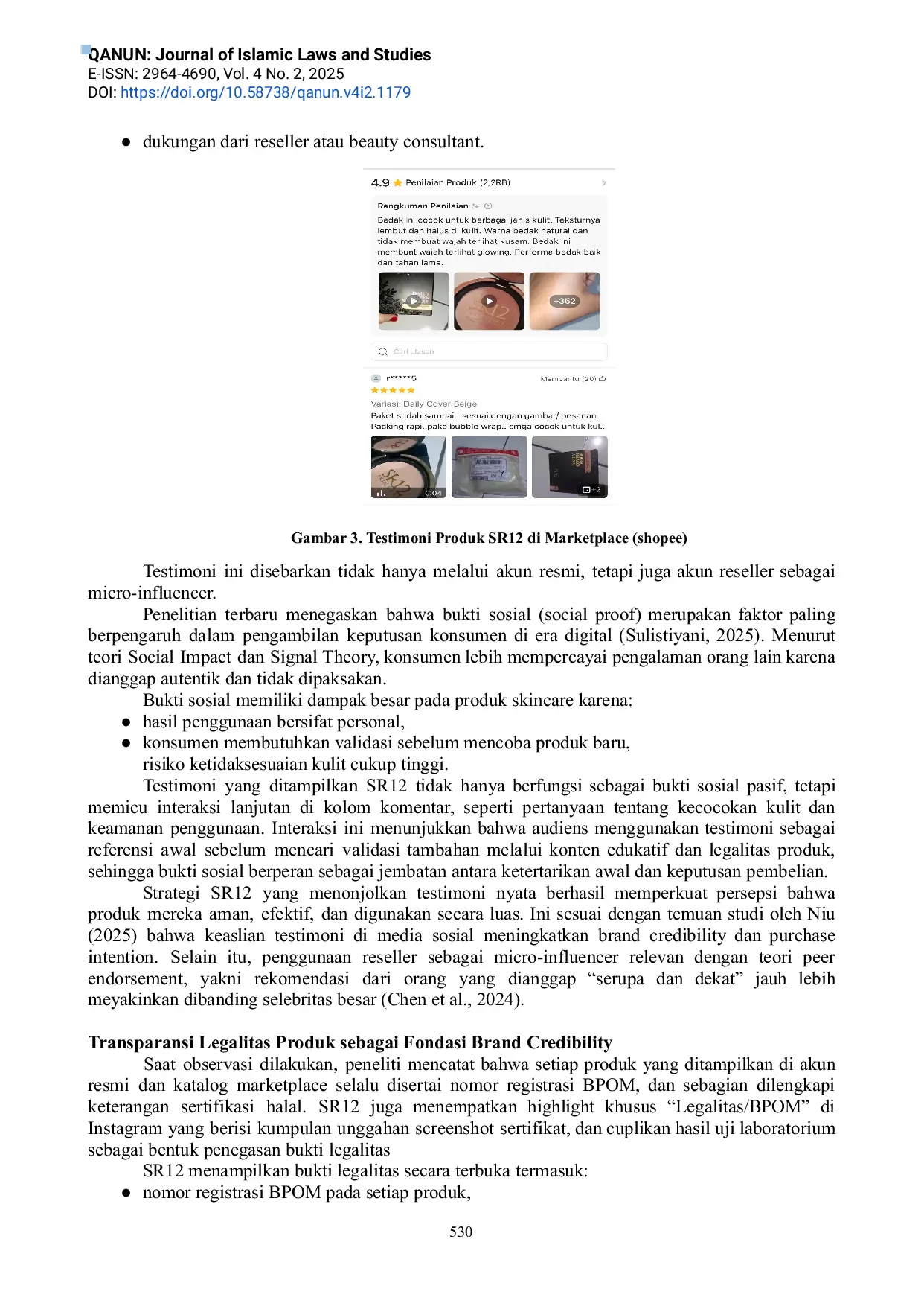 JURIS STRATEGI DIGITAL BRANDING SR12 DALAM MEMBANGUN KEPERCAYAAN KONSUMEN MELALUI KONTEN MEDIA SOSIAL