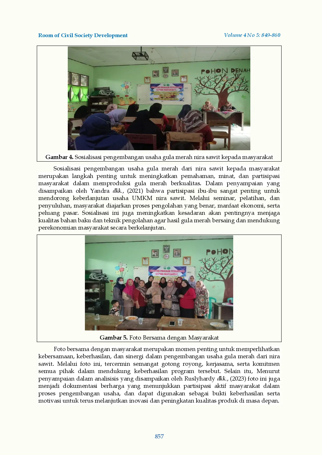 juris Pengembangan Usaha Gula Merah Nira Sawit di Maredan Barat Kecamatan Tualang Kabupaten Siak