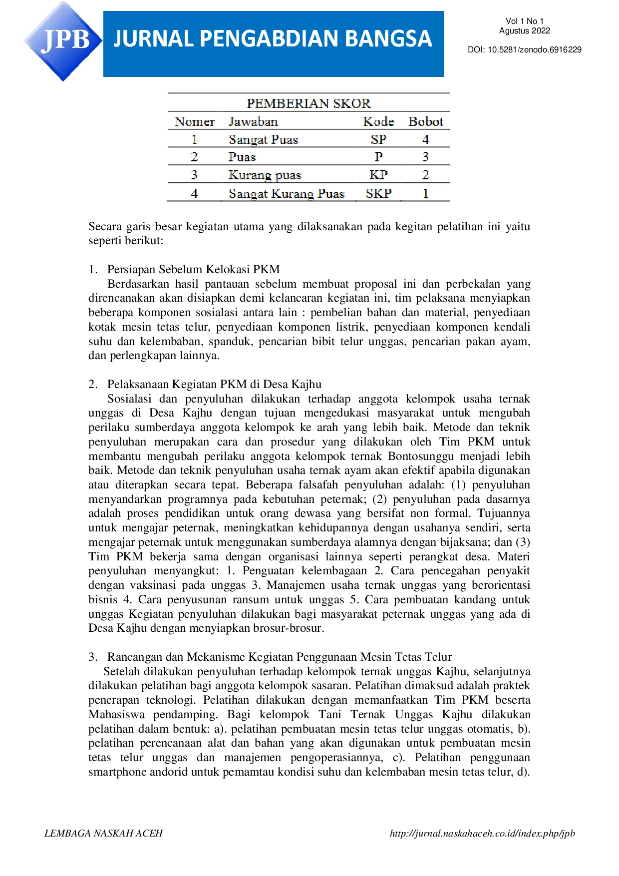 juris Pemberdayaan Keluarga Peternak Unggas Desa Melalui Pelatihan Pembuatan Mesin Penetas Berbasis Mesin Jam