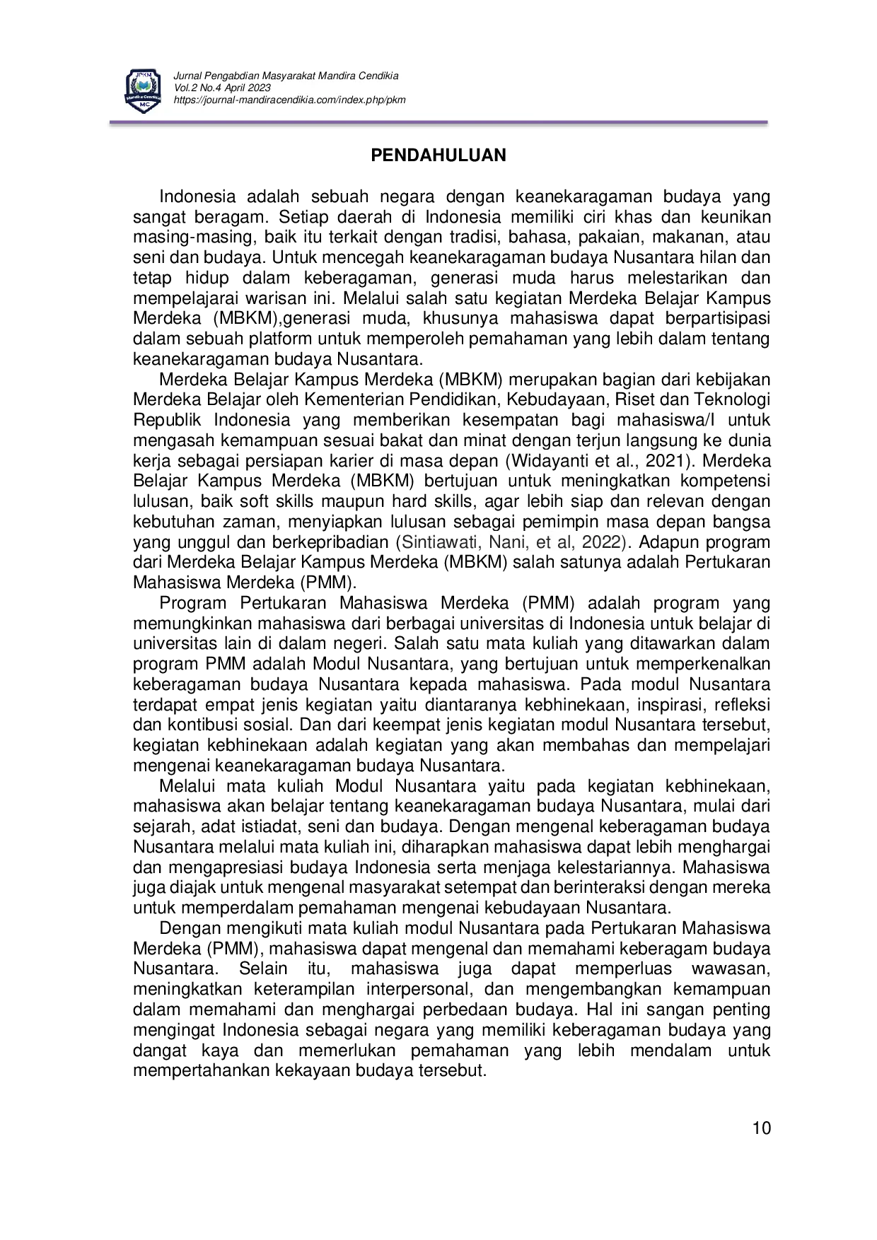 JURIS Mengenal Keberagaman Budaya Nusantara Melalui Matakuliah Modul Nusantara Pada Program Pertukaran Mahasiswa Merdeka PMM