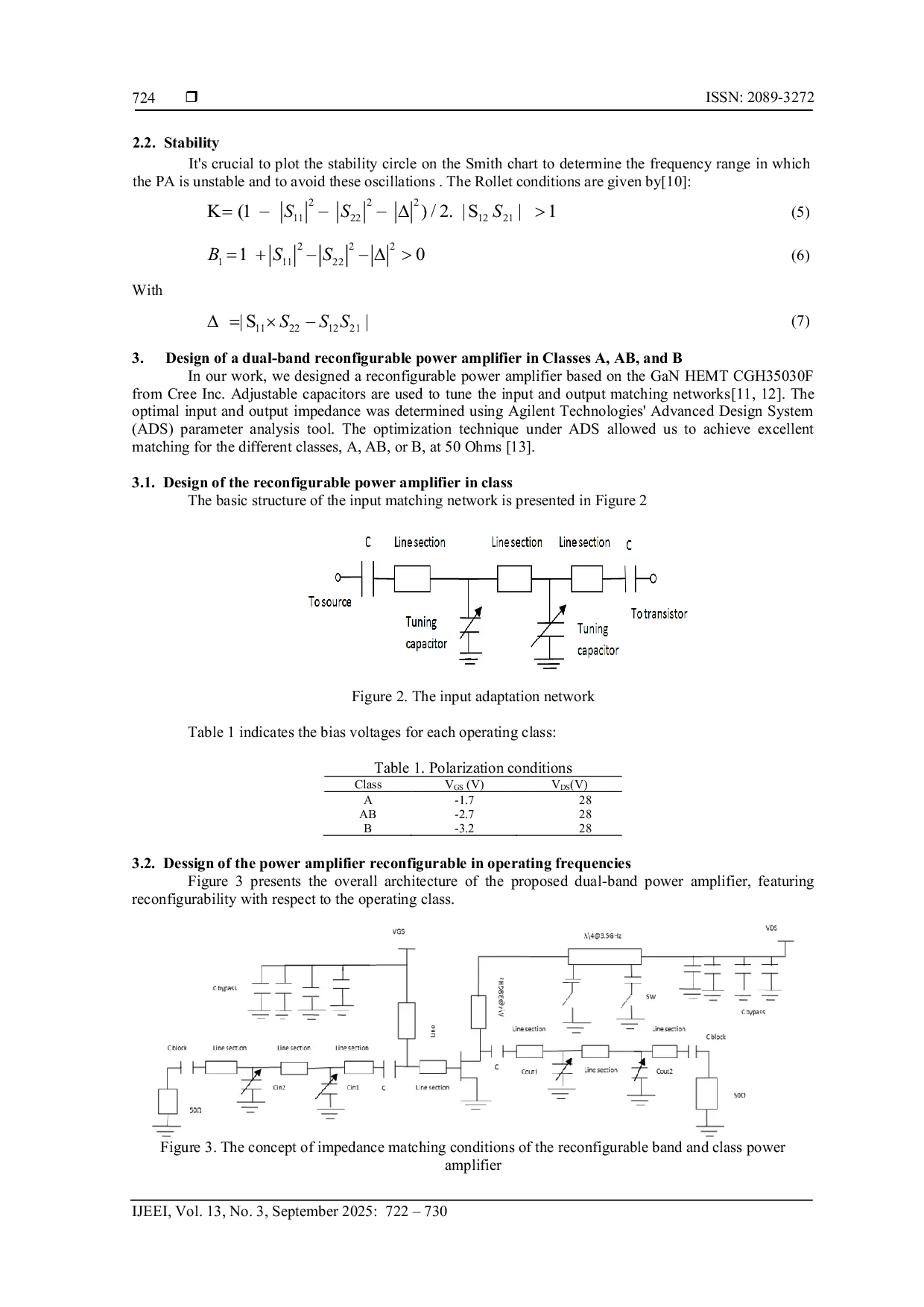 JURIS Optimized Dual Band Reconfigurable Power Amplifier for 5G