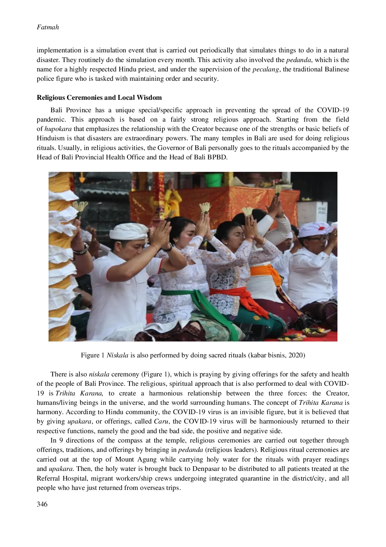 juris Peran Kepemimpinan Dan Kebudayaan Lokal Dalam Pengendalian Covid 19 Di Provinsi Bali Indonesia
