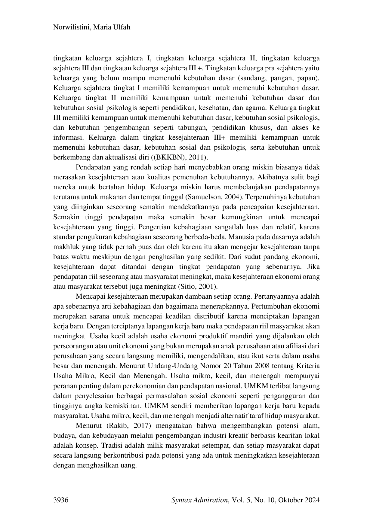 JURIS Tingkat Kesejahteraan Pengrajin Tungku Dapur