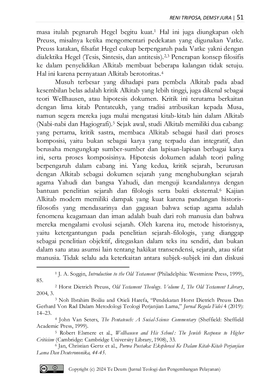 JURIS Metode Kritik Alkitab Julius Wellhausen