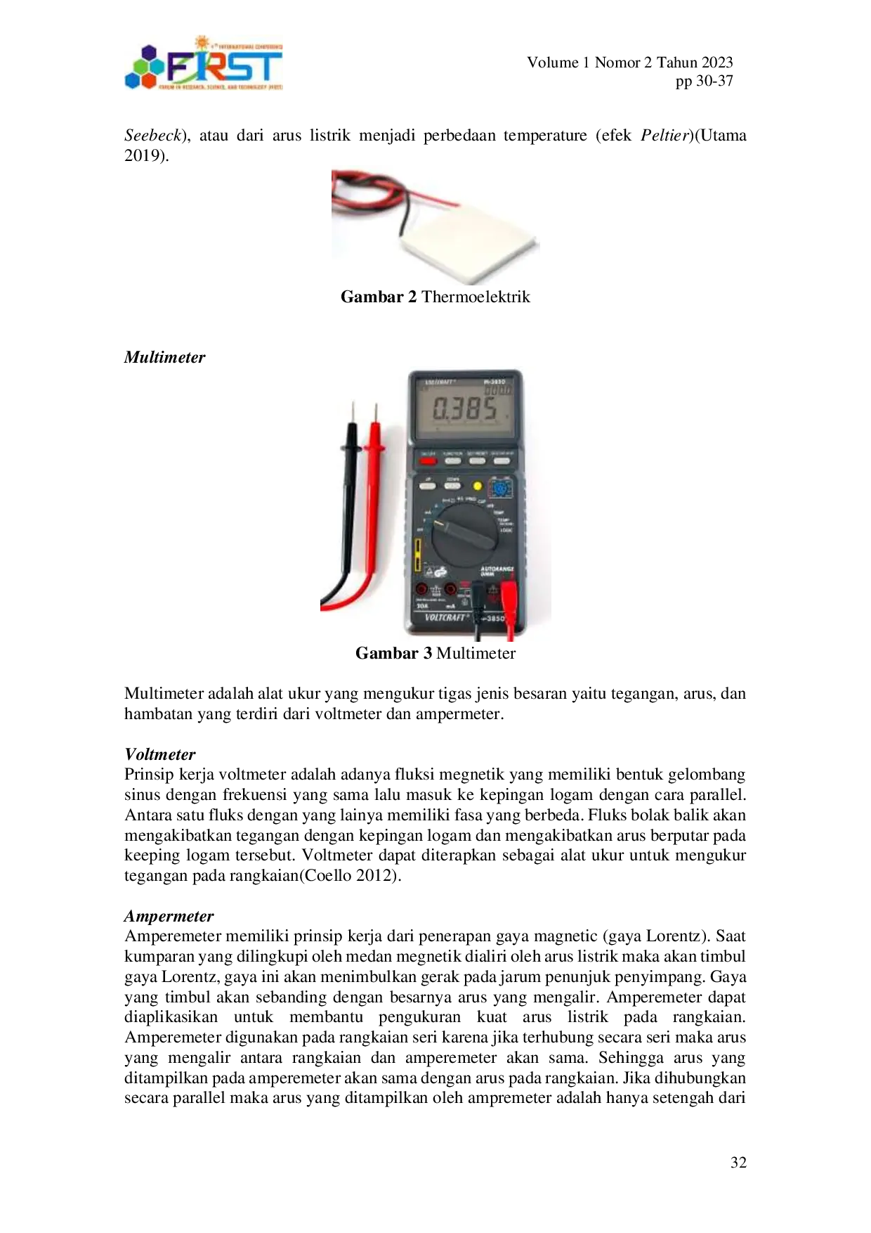 JURIS Analisis Pengaruh Thermoelektrik Terhadap Efektivitas Panel Surya Sebagai Alternatif Energi Listrik
