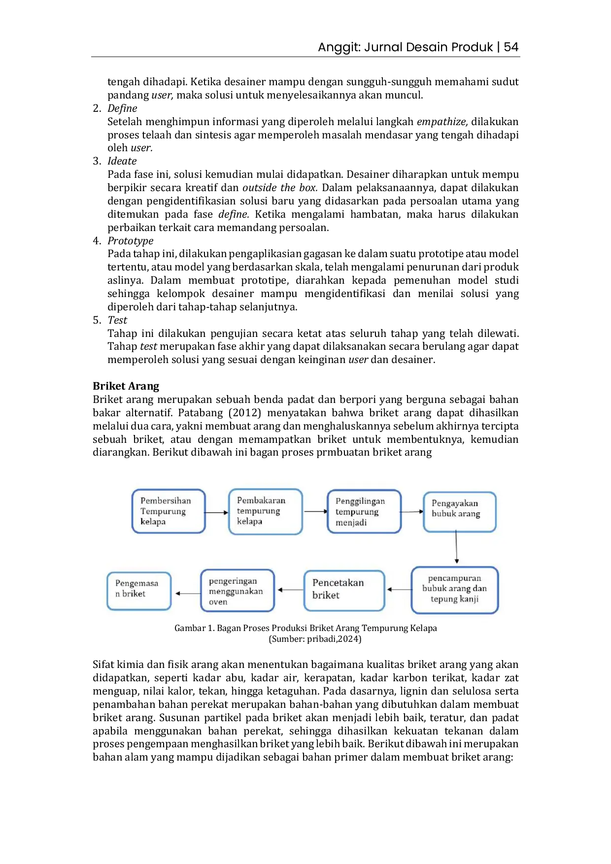 JURIS Perancangan Alat Pemotong Manual Briket Arang Tempurung Kelapa Bagi UMKM Black Charcoal