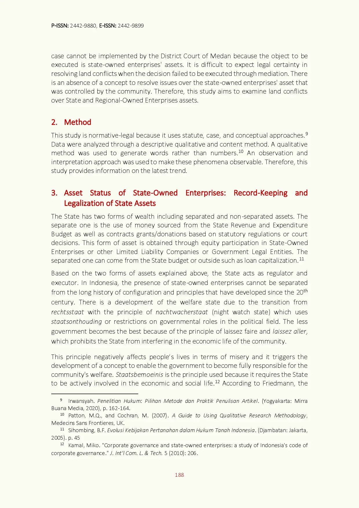 juris Administrative Land Conflicts and Reforming State Owned Enterprises in Indonesia