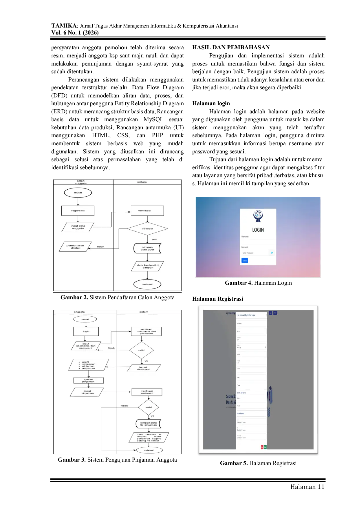 JURIS Design of a Service Information System for CU Saut Maju Nauli Based on Web