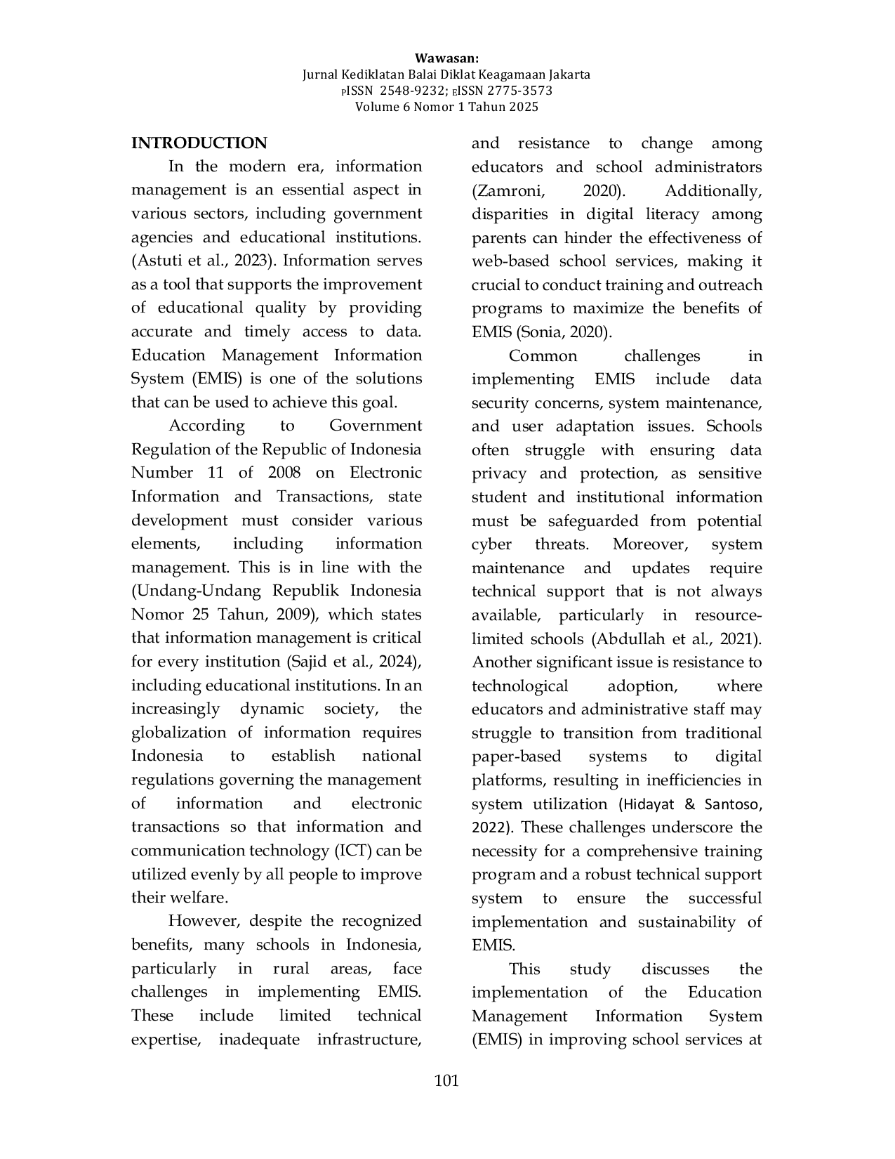 JURIS IMPLEMENTATION OF EDUCATIONAL MANAGEMENT INFORMATION SYSTEMS IN IMPROVING SCHOOL SERVICES