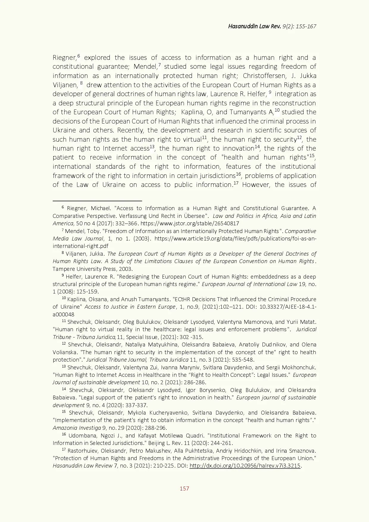 juris Human Right to Access Public Information The Experience of Ukraine and the Practice of the ECtHR