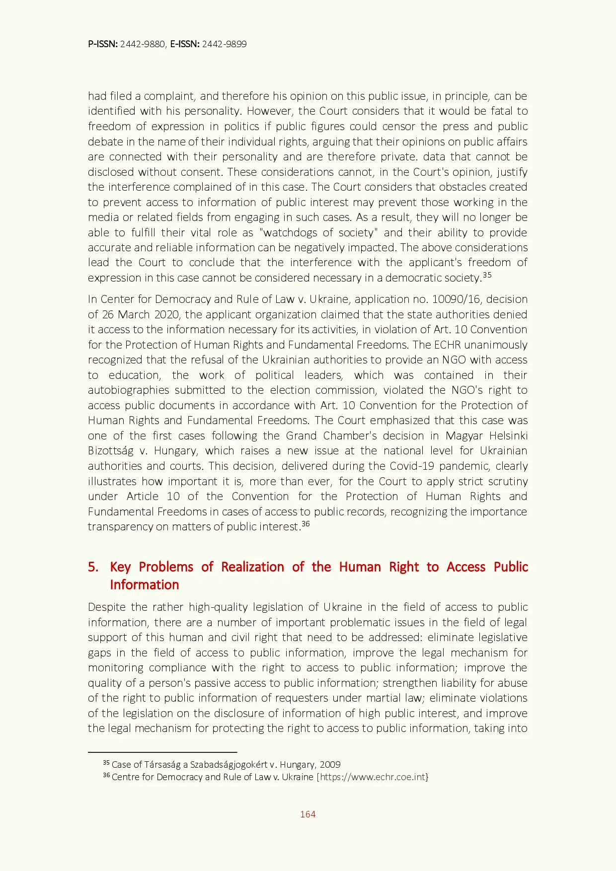 juris Human Right to Access Public Information The Experience of Ukraine and the Practice of the ECtHR