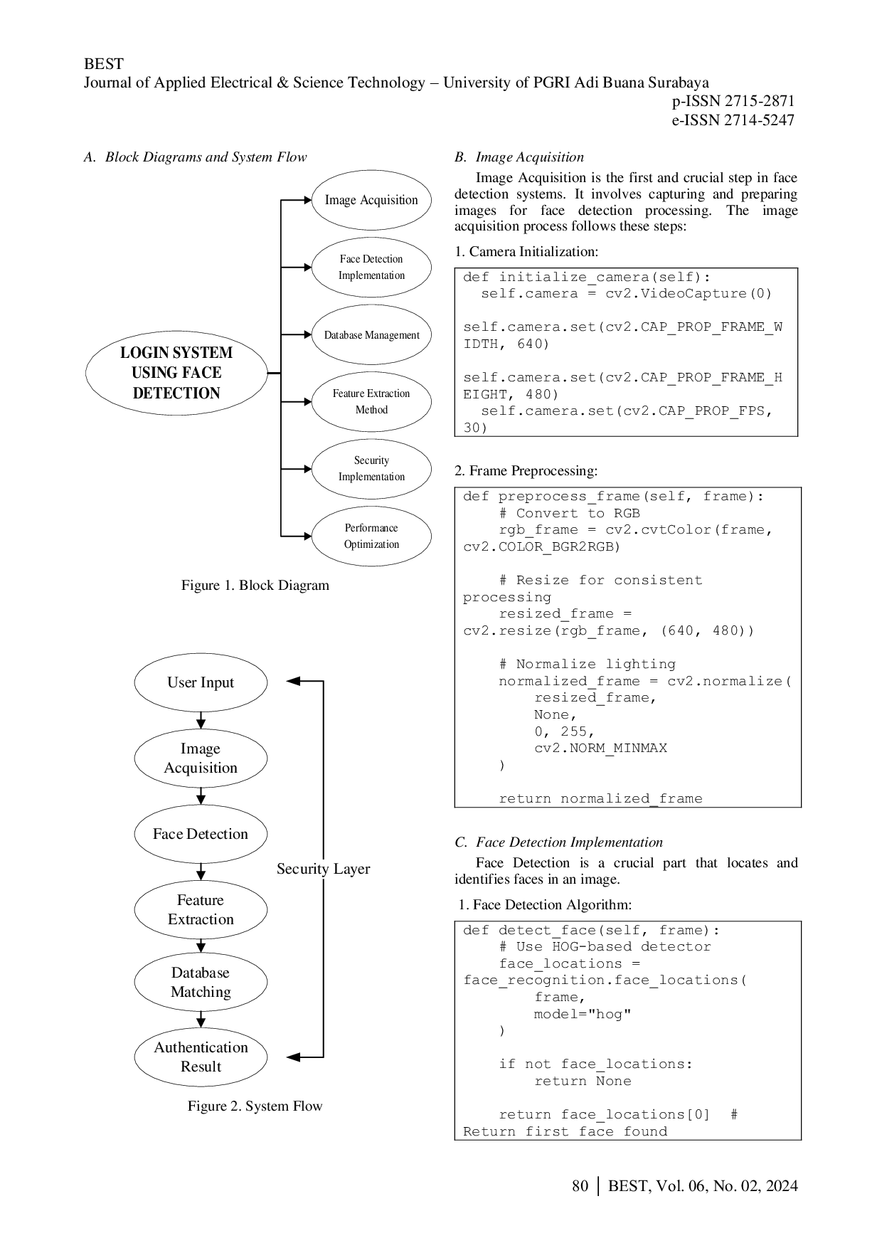 JURIS Implementation of Face Detection Login System using Python