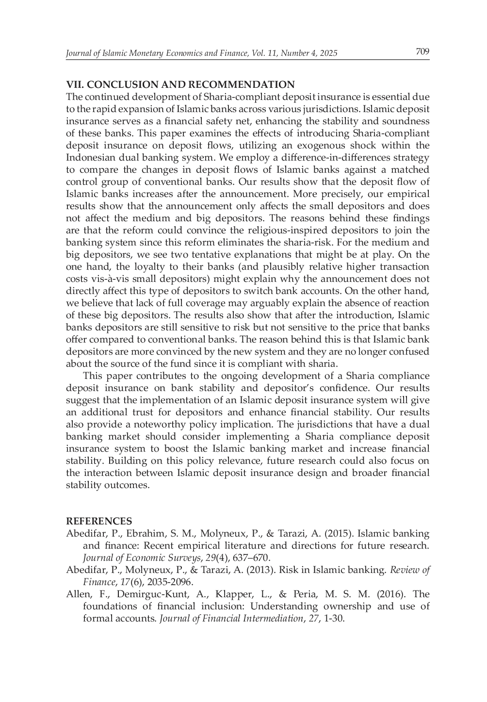 JURIS Sharia Compliant Deposit Insurance and Deposit Flows Evidence from a Dual Banking Market