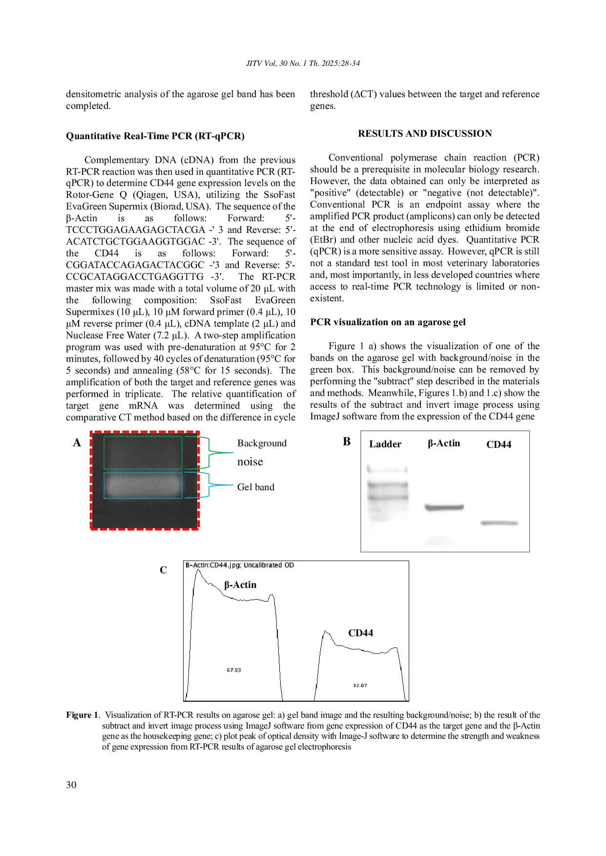 JURIS Alternative Quantitative Digital Analysis of Agarose Gel PCR Products for Detection of Molecular Markers in Livestock