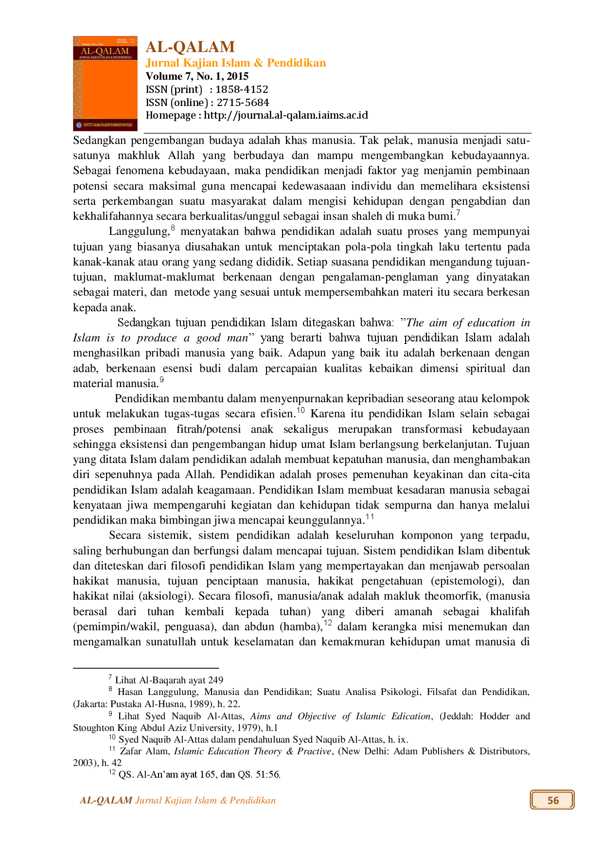 juris Perkembangan Pendidikan Islam Merespon Tantangan Globalisasi