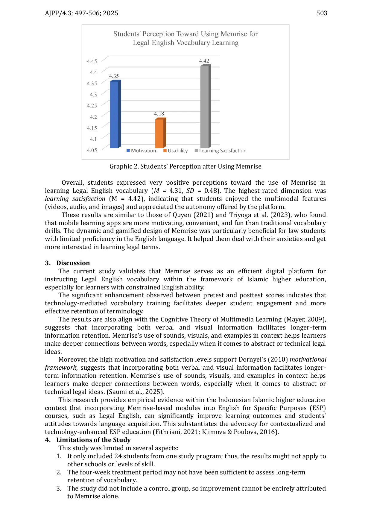 JURIS Enhancing Legal English Vocabulary Acquisition through Memrise The Role of Gamified Association in Islamic Higher Education