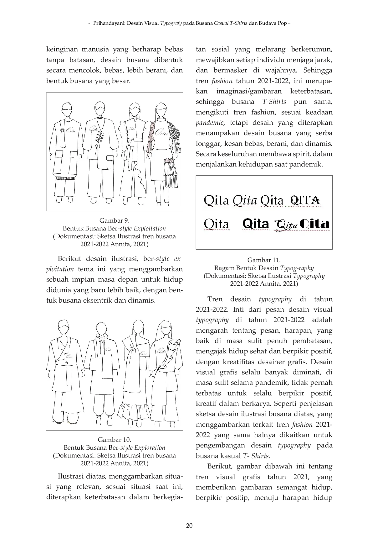 JURIS Desain Visual Typografy pada Busana Casual T Shirts dan Budaya Pop