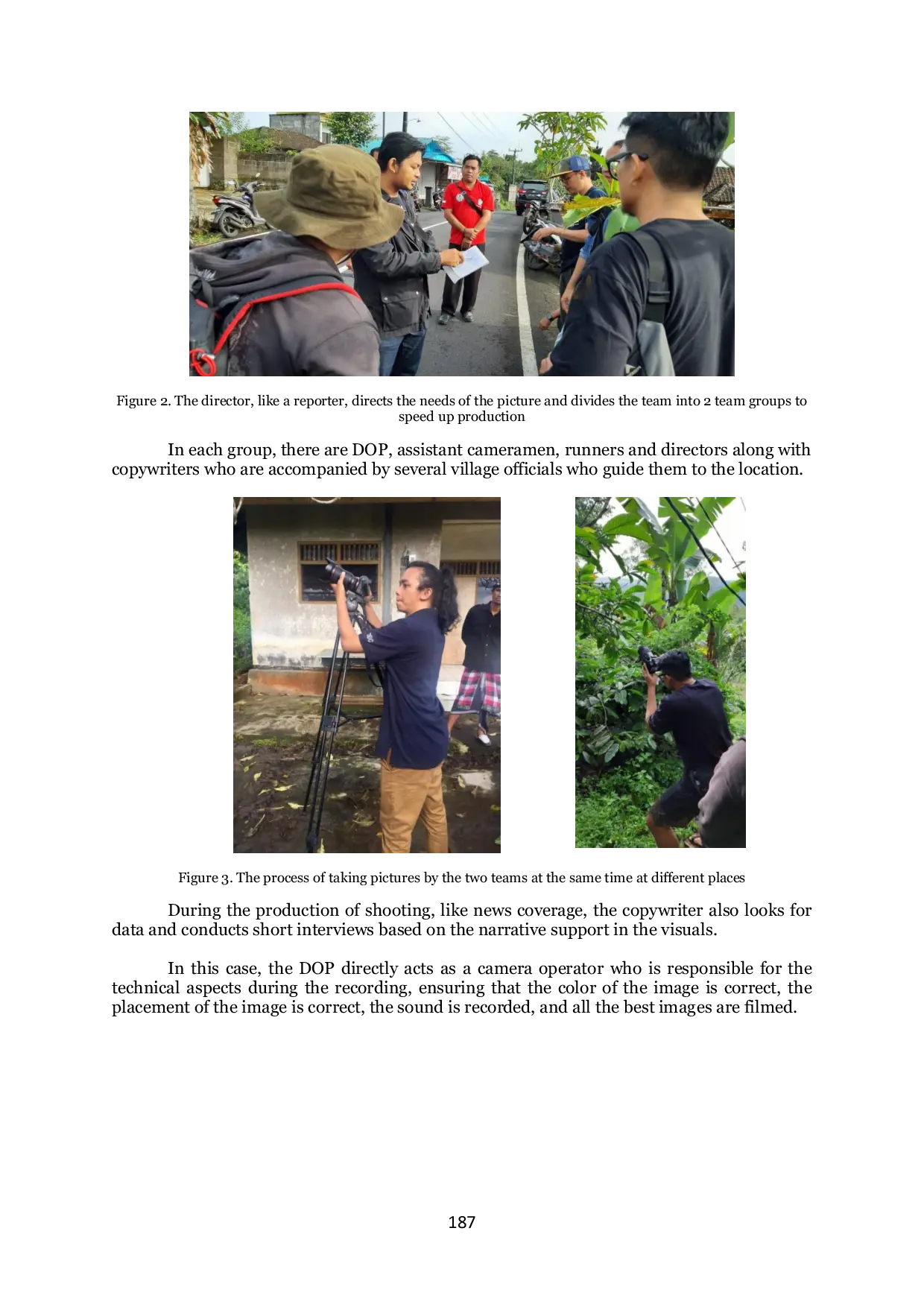 JURIS Electronic News Gathering Eng Style in The Production of Dabdap Putih Village s Profile Video