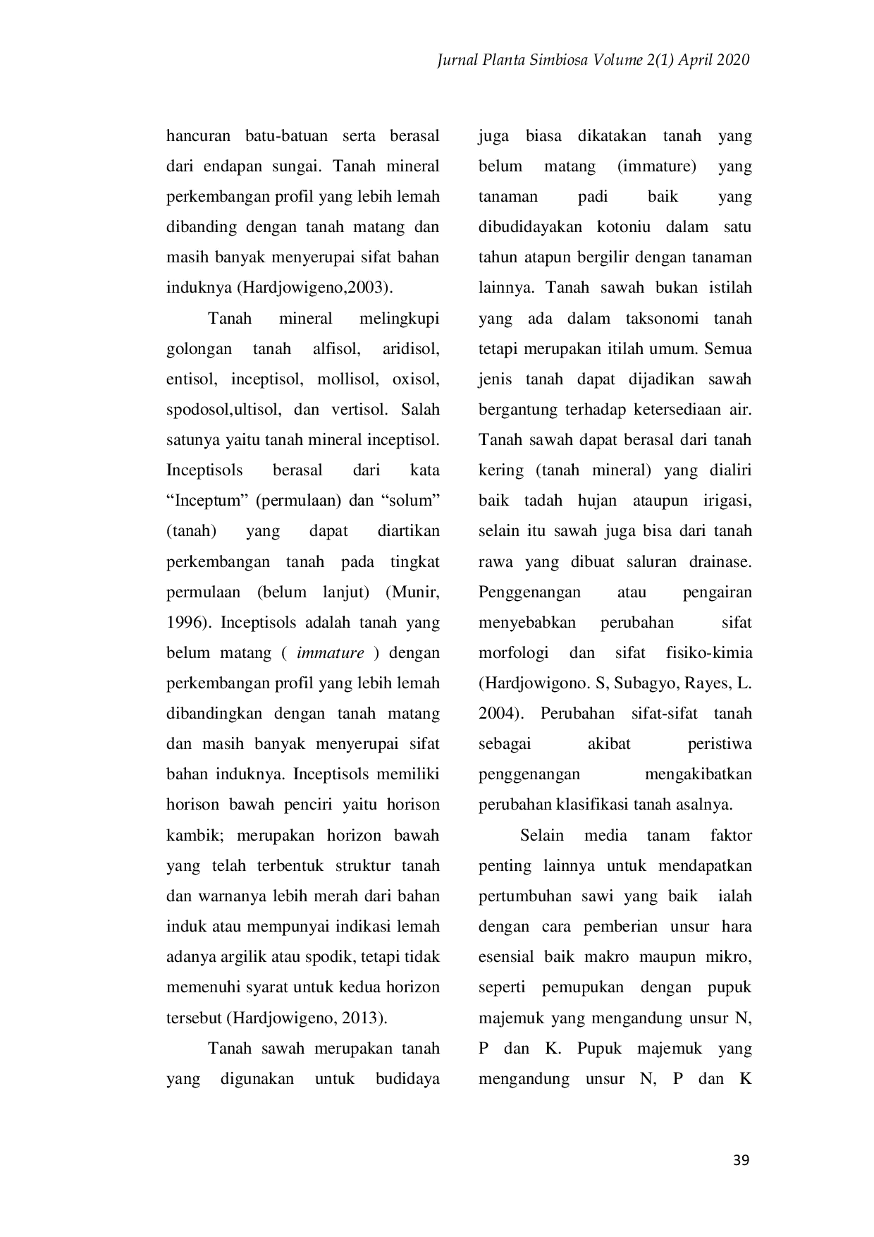 JURIS Respon Pertumbuhan dan Produksi Tanaman Sawi Pakchoy Brasiaca Rapa L terhadap Jenis Media Tanam dan Dosis Pupuk NPK