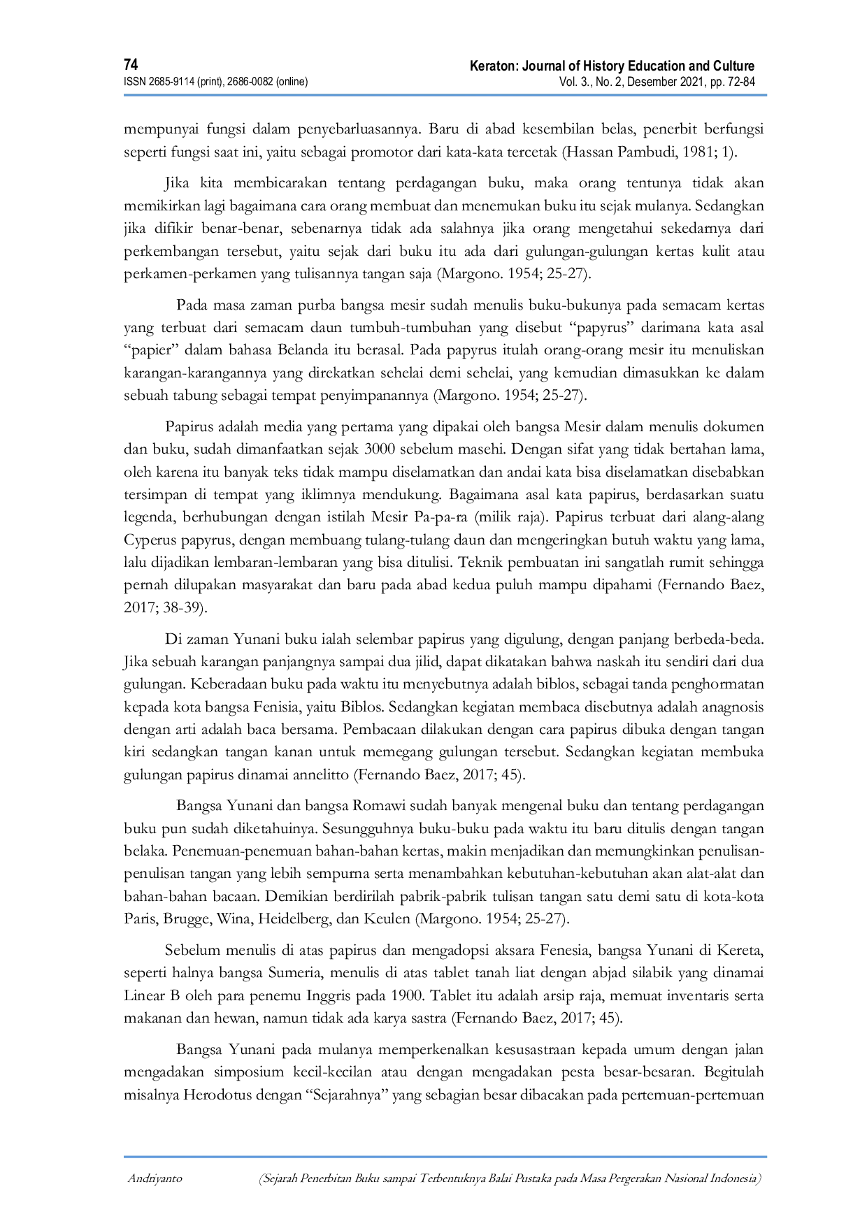 JURIS Sejarah Penerbitan Buku sampai Terbentuknya Balai Pustaka pada Masa Pergerakan Nasional Indonesia