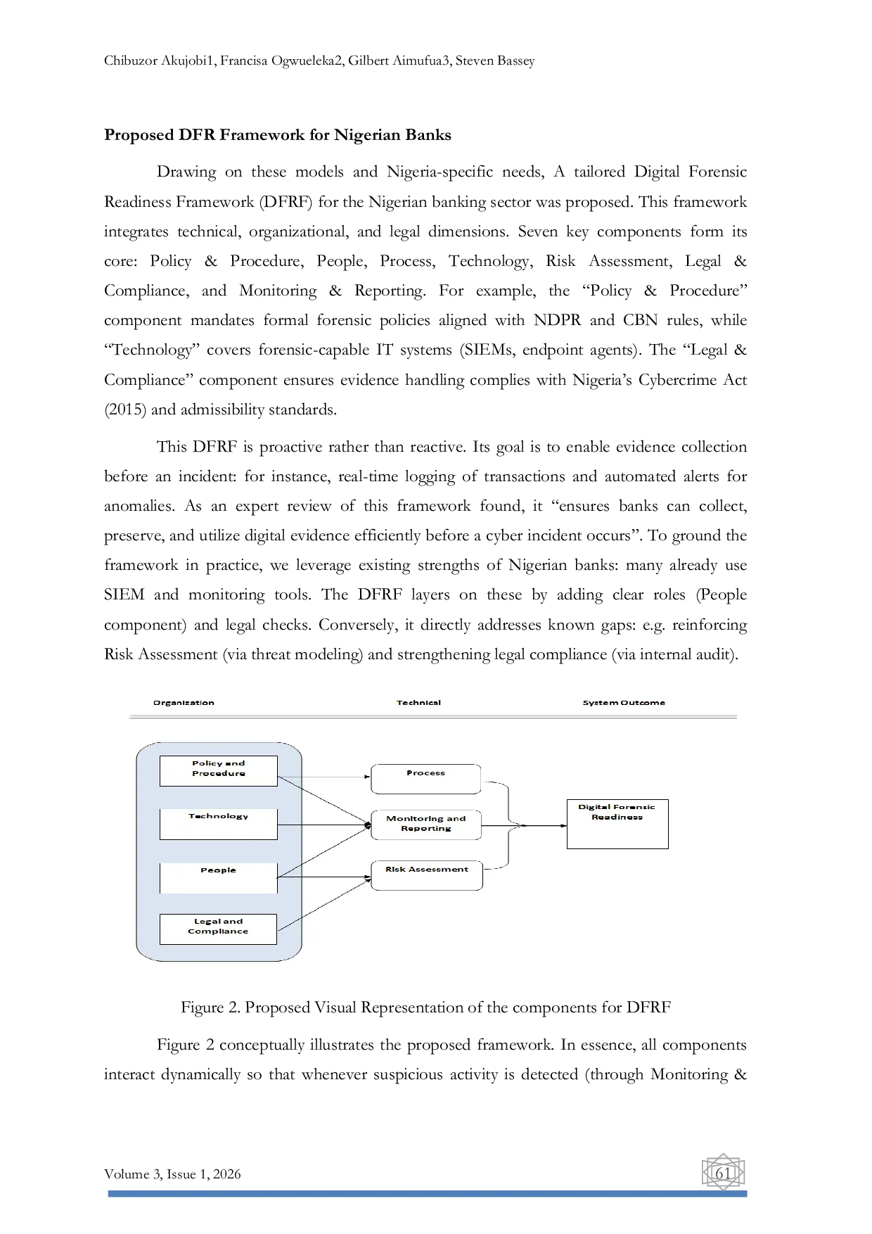 JURIS Comparative Analysis of Theoretical Models for Digital Forensic Readiness DFR in Nigerian Banking