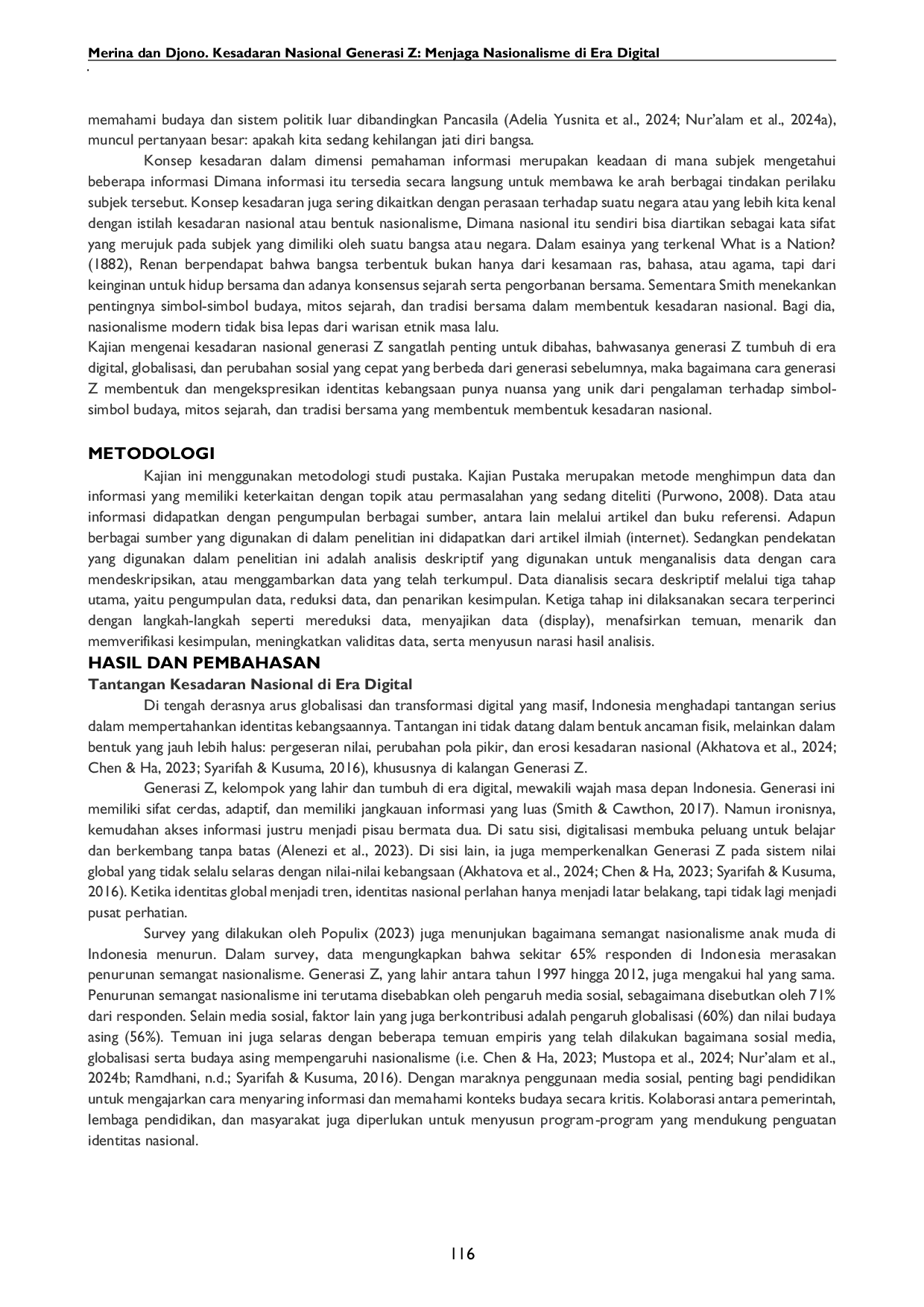 JURIS Kesadaran Nasional Generasi Z Menjaga Nasionalisme di Era Digital