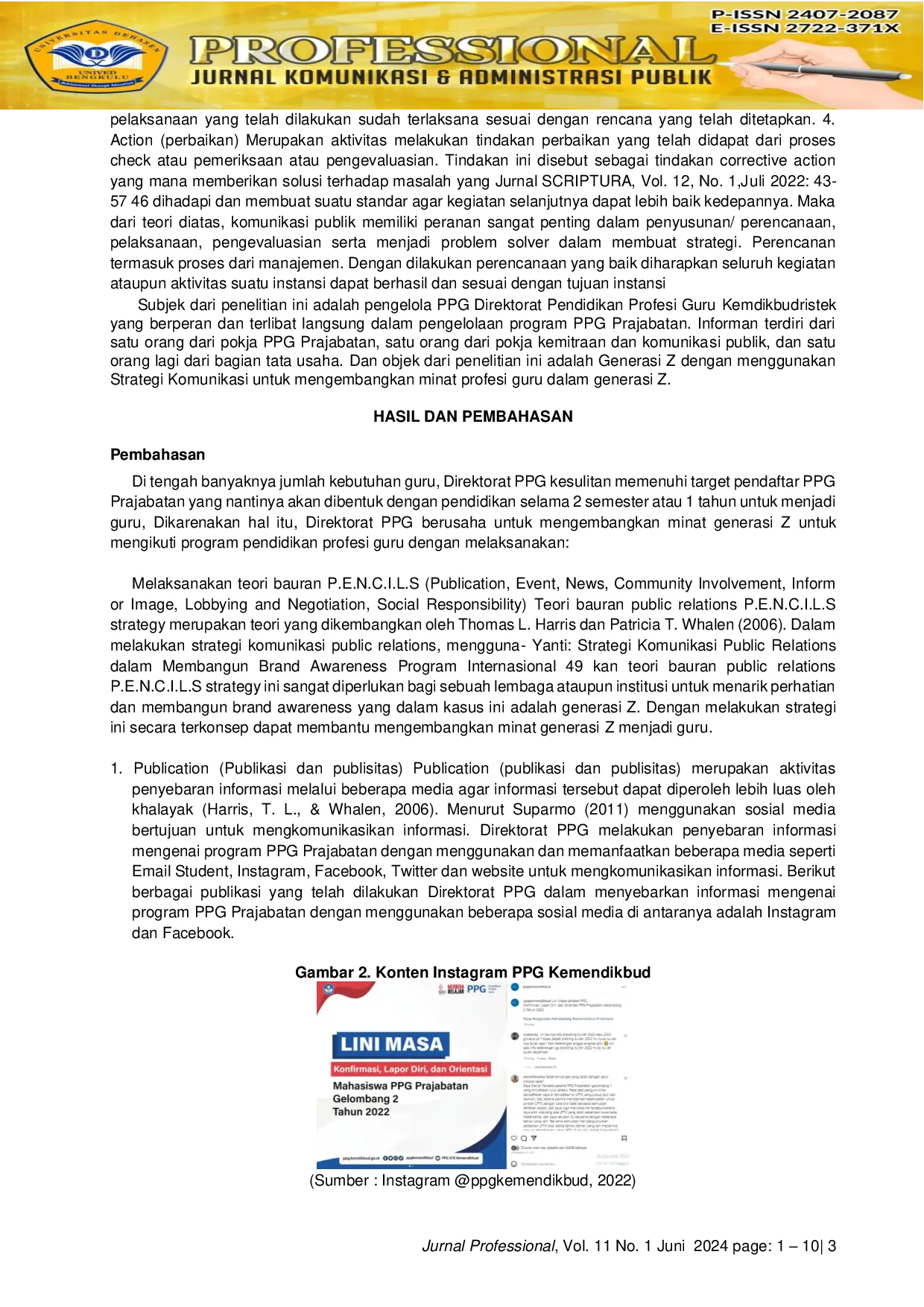 JURIS Strategi Komunikasi Direktorat Pendidikan Profesi Guru Dalam Mengembangkan Minat Generasi Z Menjadi Guru