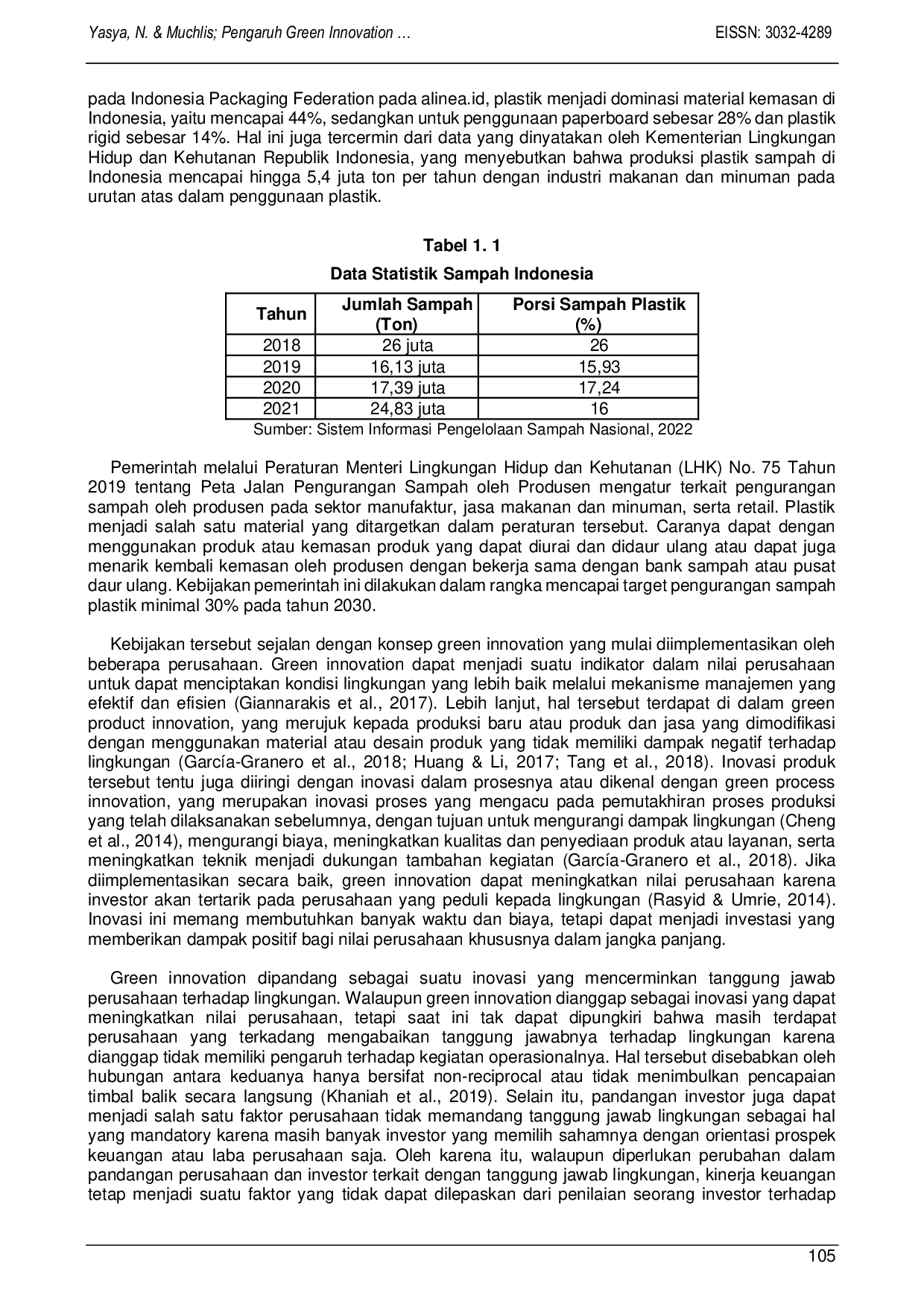 JURIS Innovation Dan Kinerja Keuangan Pengaruh Green Terhadap Nilai Perusahaan Pada Perusahaan Sub Sektor Makanan Dan Minuman Yang Terdaftar Di Bursa Efek Indonesia Periode 2017 2021