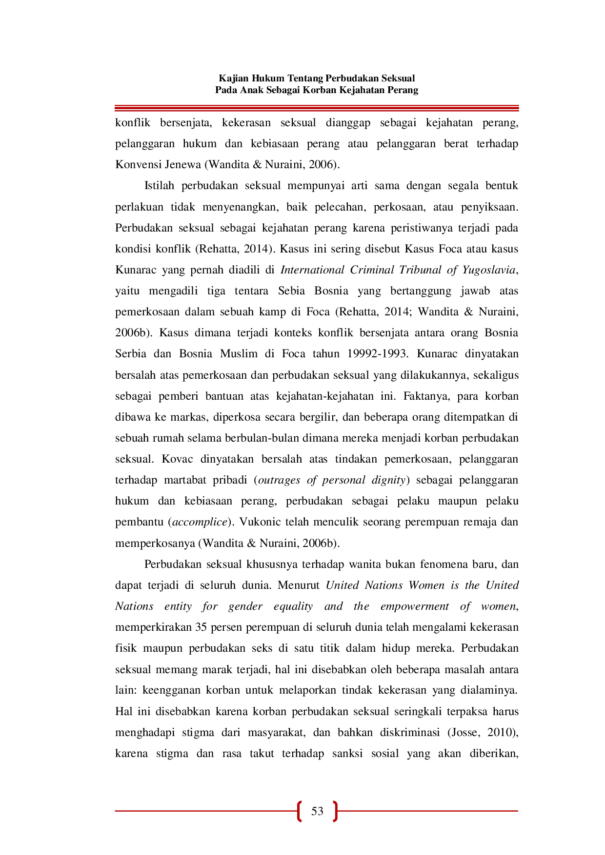 JURIS Kajian Hukum Tentang Perbudakan Seksual Pada Anak Sebagai Korban Kejahatan Perang