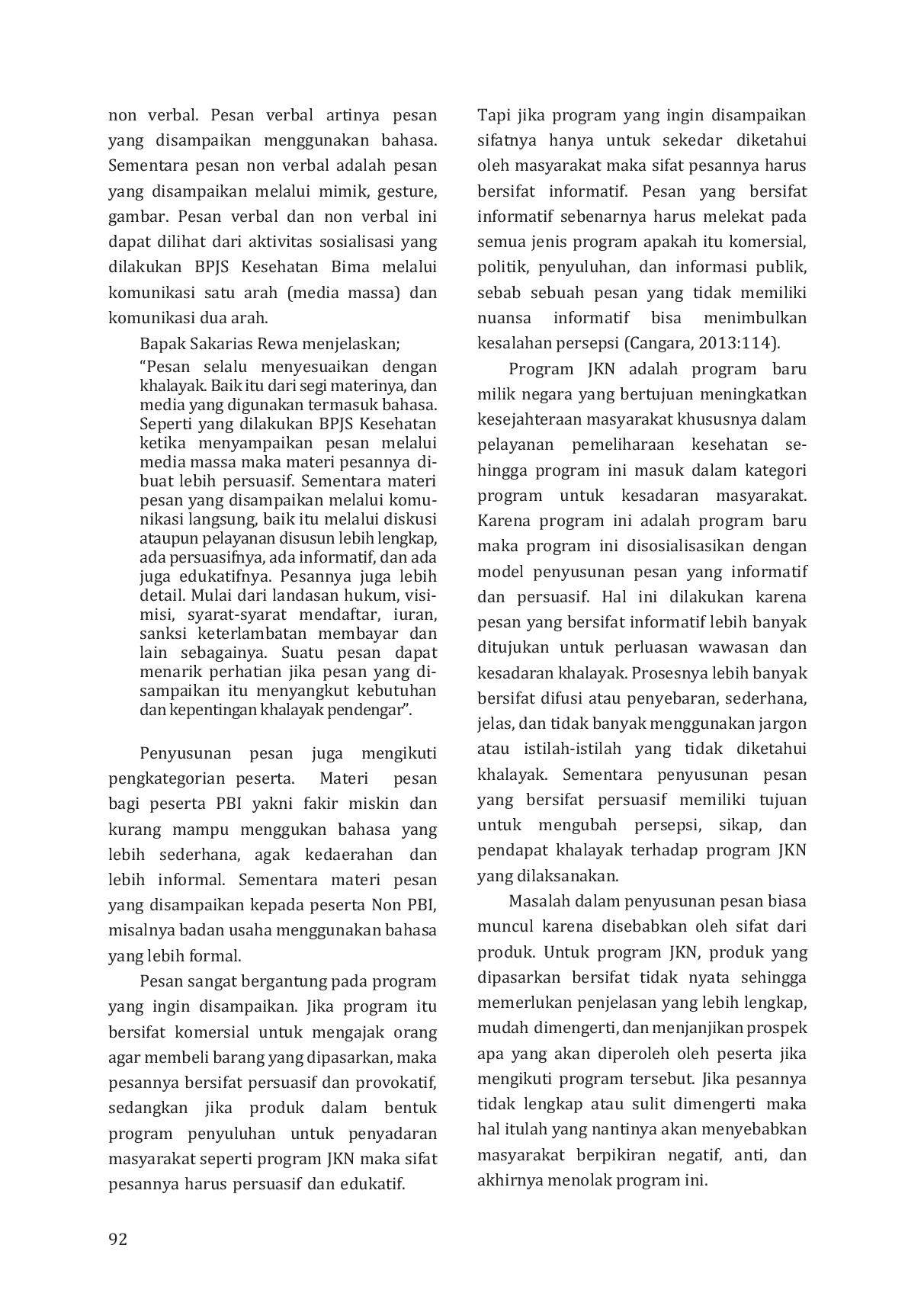 JURIS Strategi Komunikasi Bpjs Kesehatan Bima Dalam Menyosialisasikan Program Jaminan Kesehatan Nasional Jkn